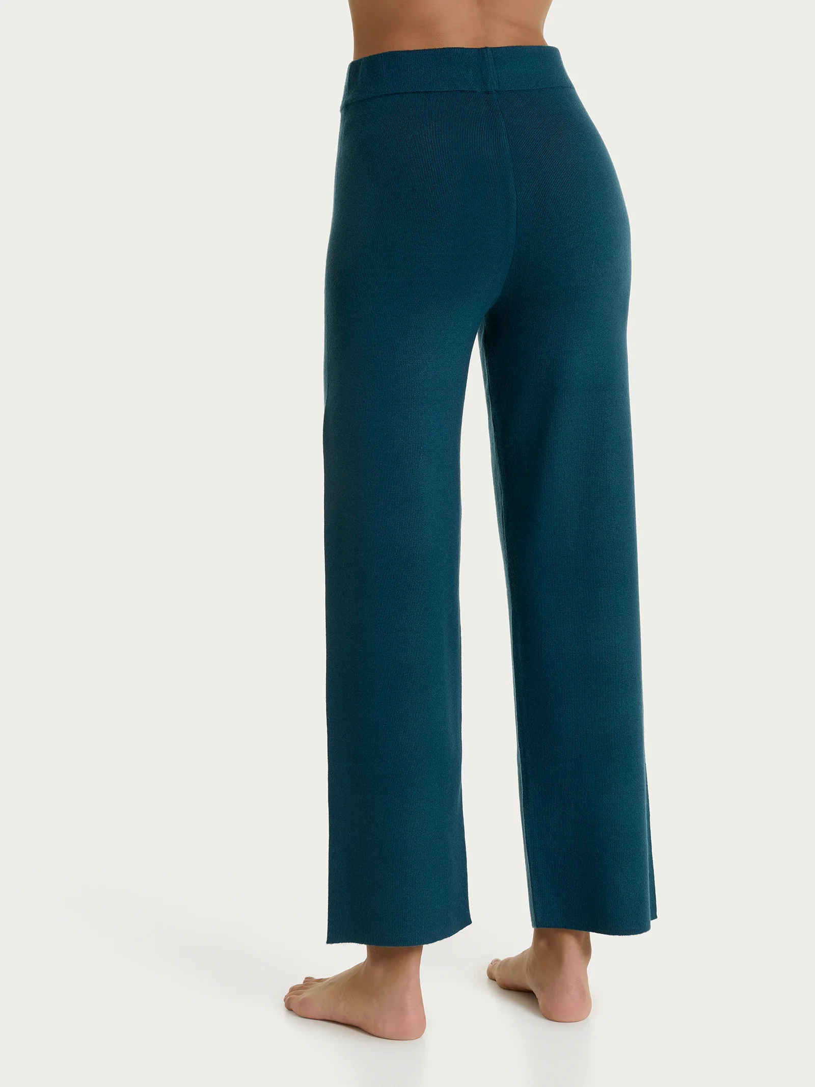 Pantalone dritto con tasche in Super Soft - Reflecting Pond - Image 2