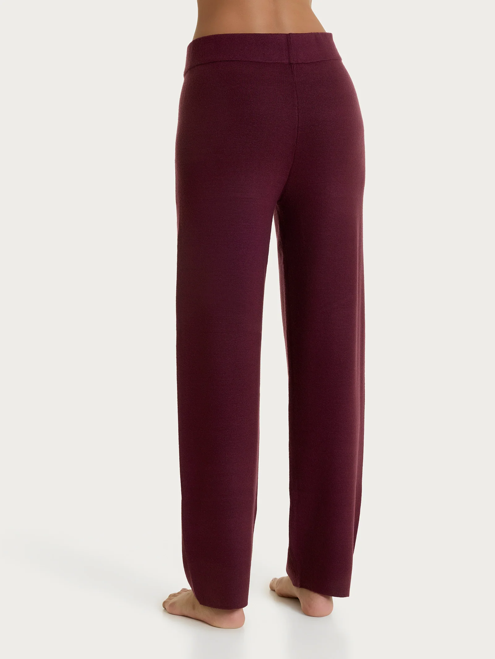 Pantalone dritto con tasche in Super Soft - Fig - Image 2