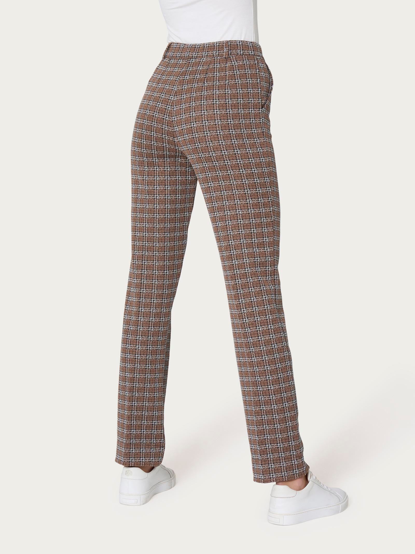 Pantalone dritto con tasche in tessuto Eco Jacquard - Fant. Pine Bark - Image 2