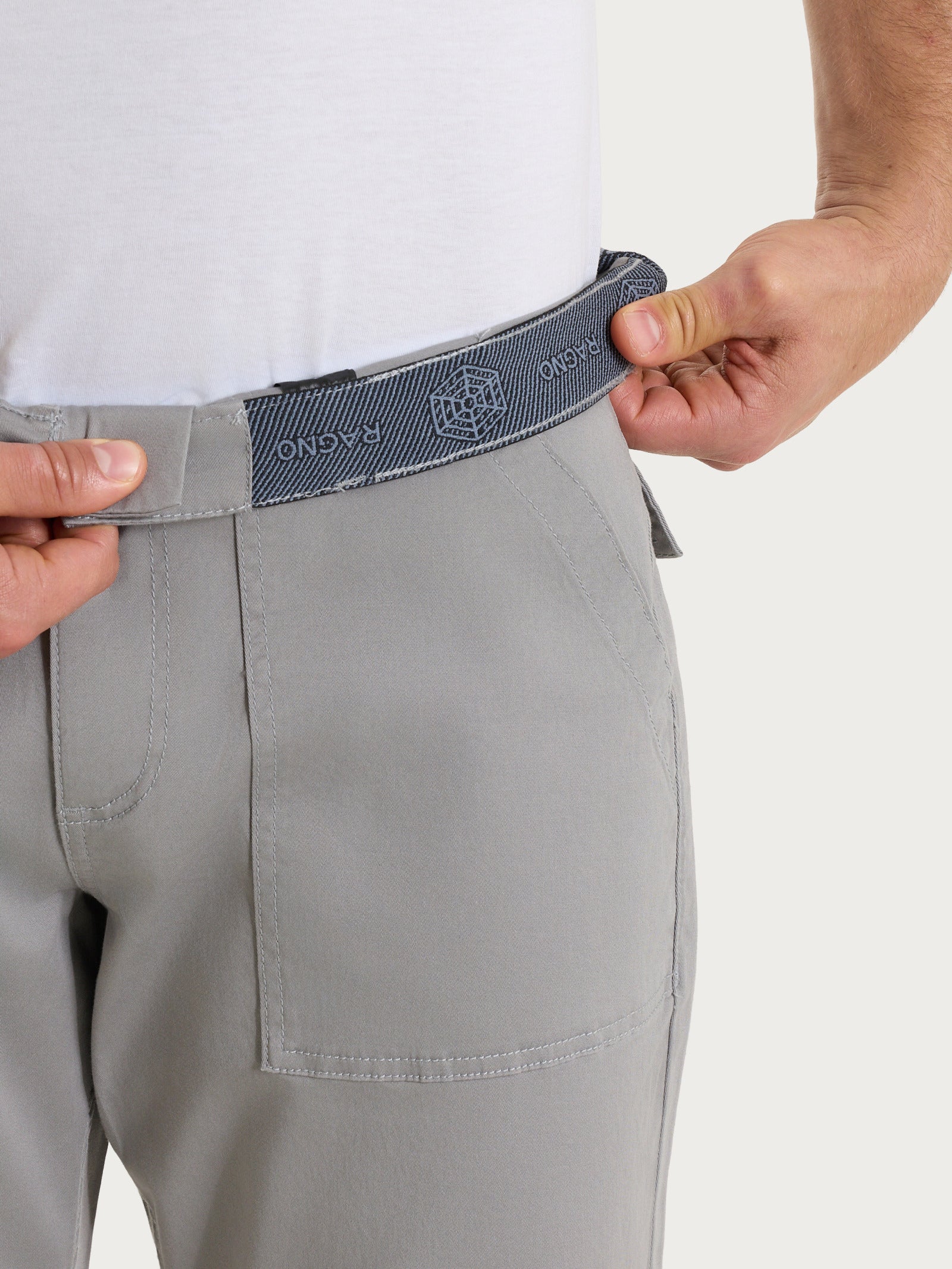 Pantalone Explorer in Heavy Duty Twill di Cotone - Pietra - Image 5