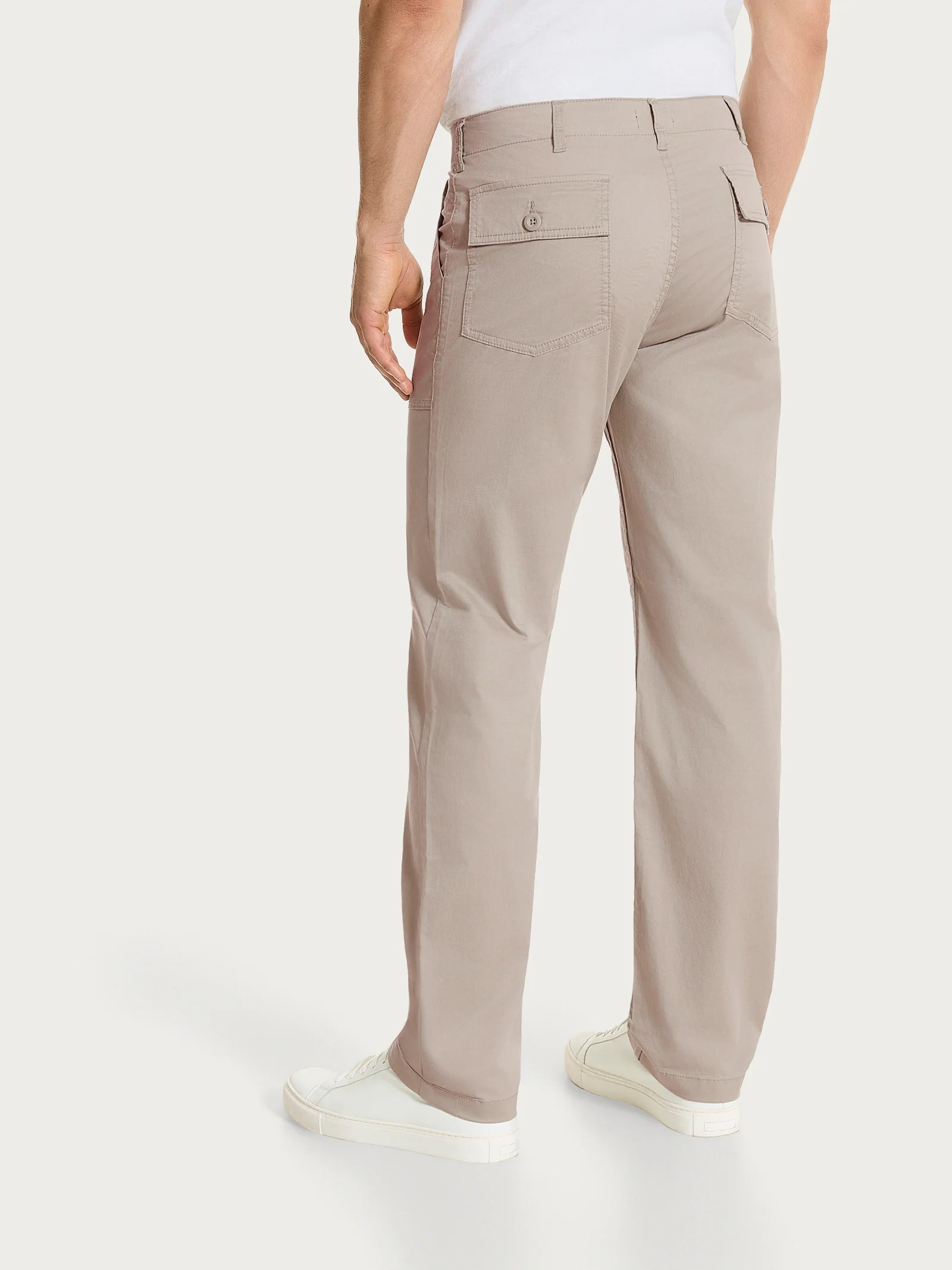 Pantalone Explorer in Heavy Duty Twill di Cotone - String - Image 3