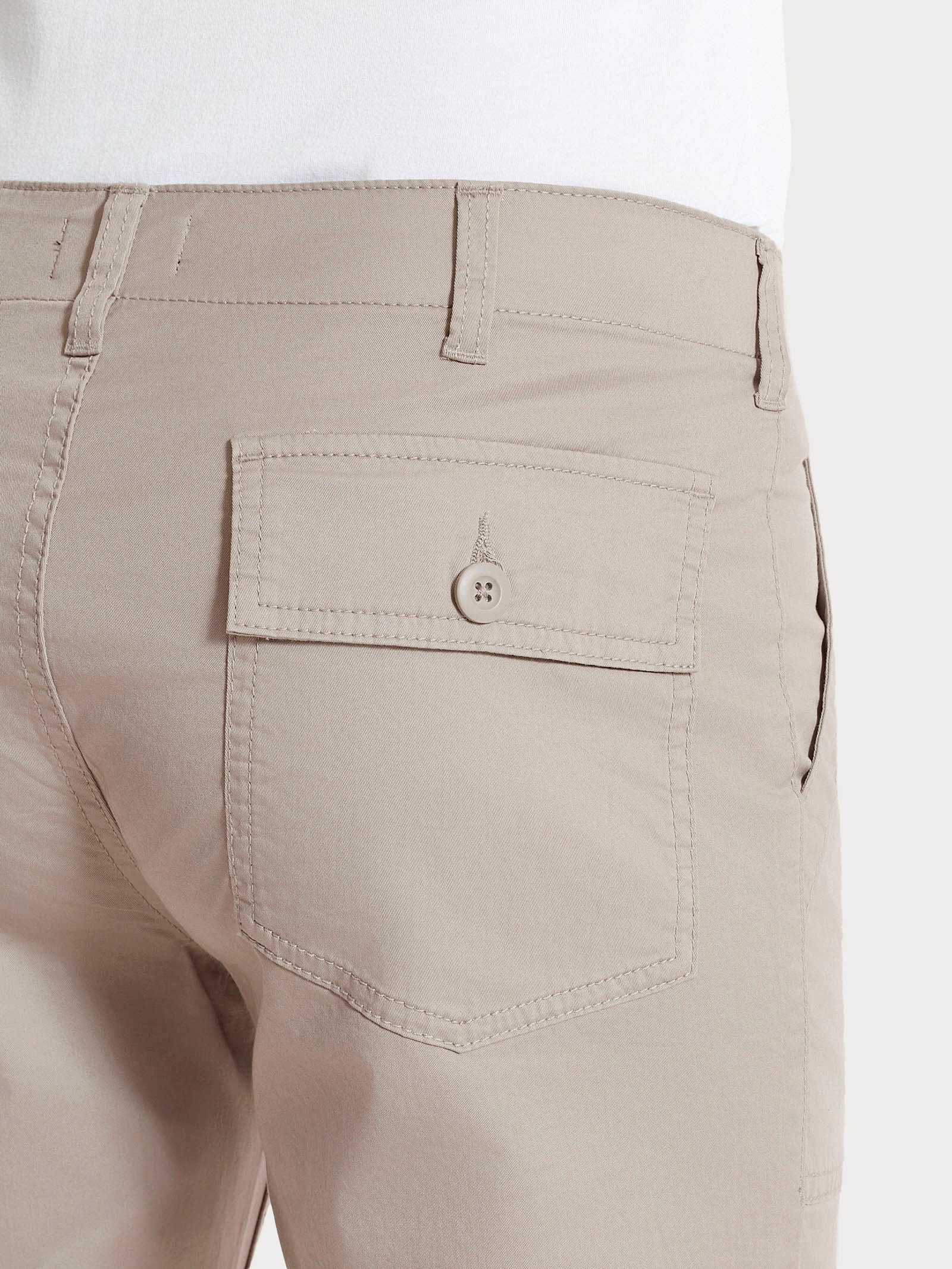 Pantalone Explorer in Heavy Duty Twill di Cotone - String - Image 5