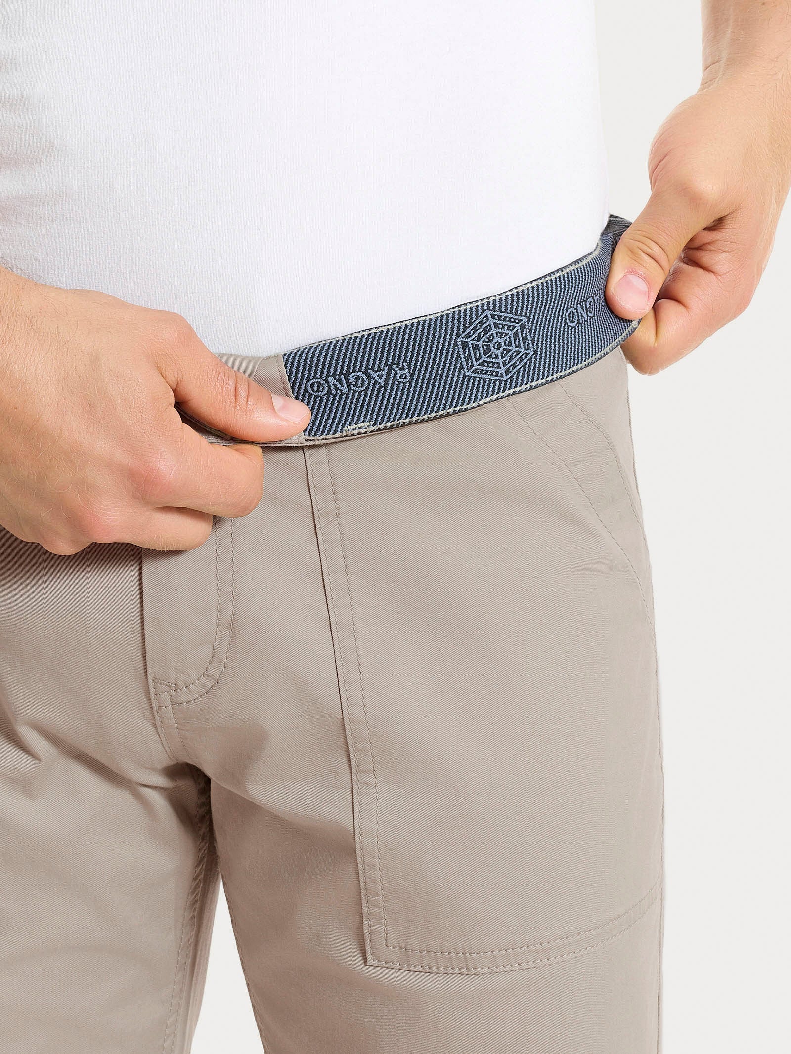 Pantalone Explorer in Heavy Duty Twill di Cotone - String - Image 7