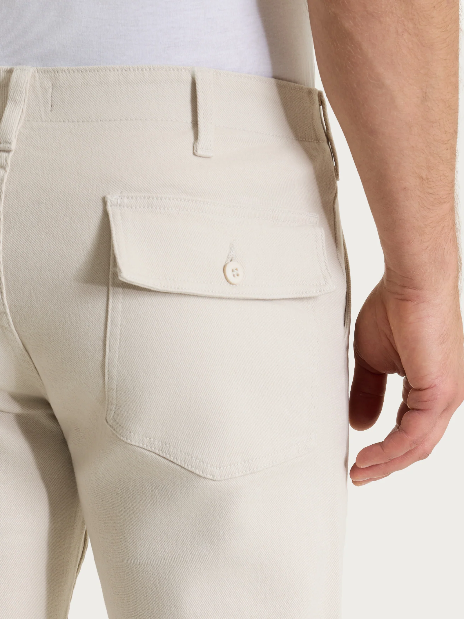 Pantalone Explorer in Raw Twill di Cotone - Londra - Image 3