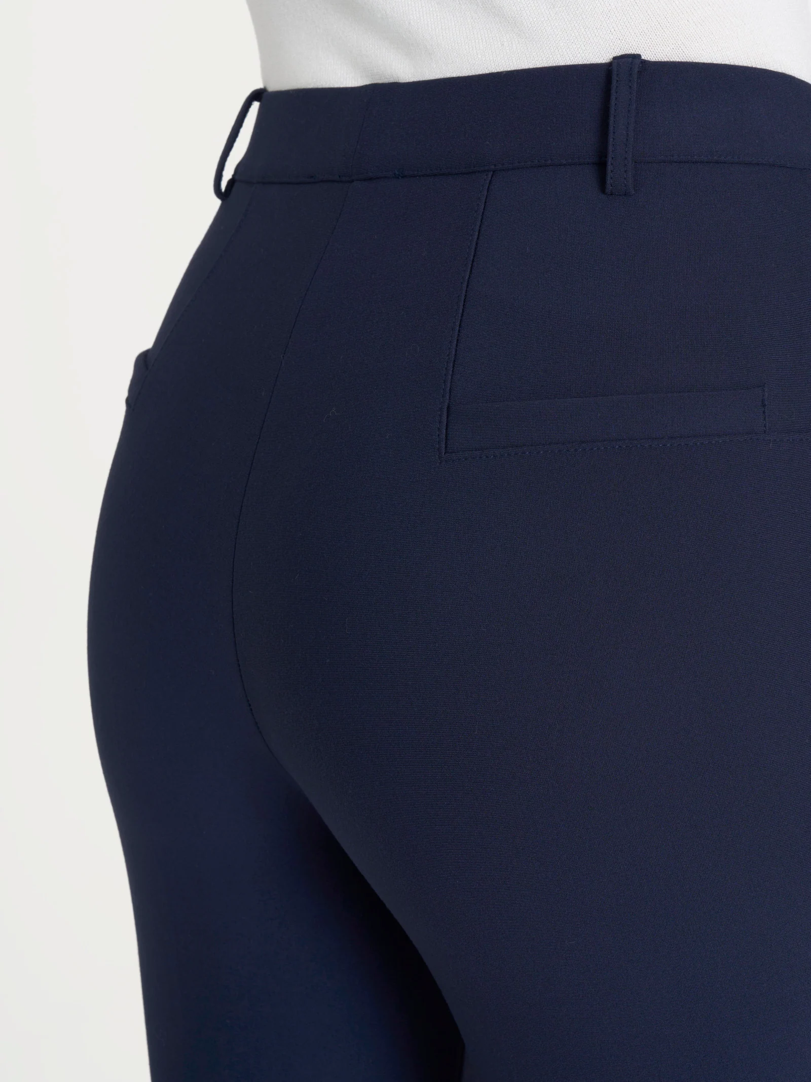Pantalone flare alla caviglia in Compact - Persia - Image 3