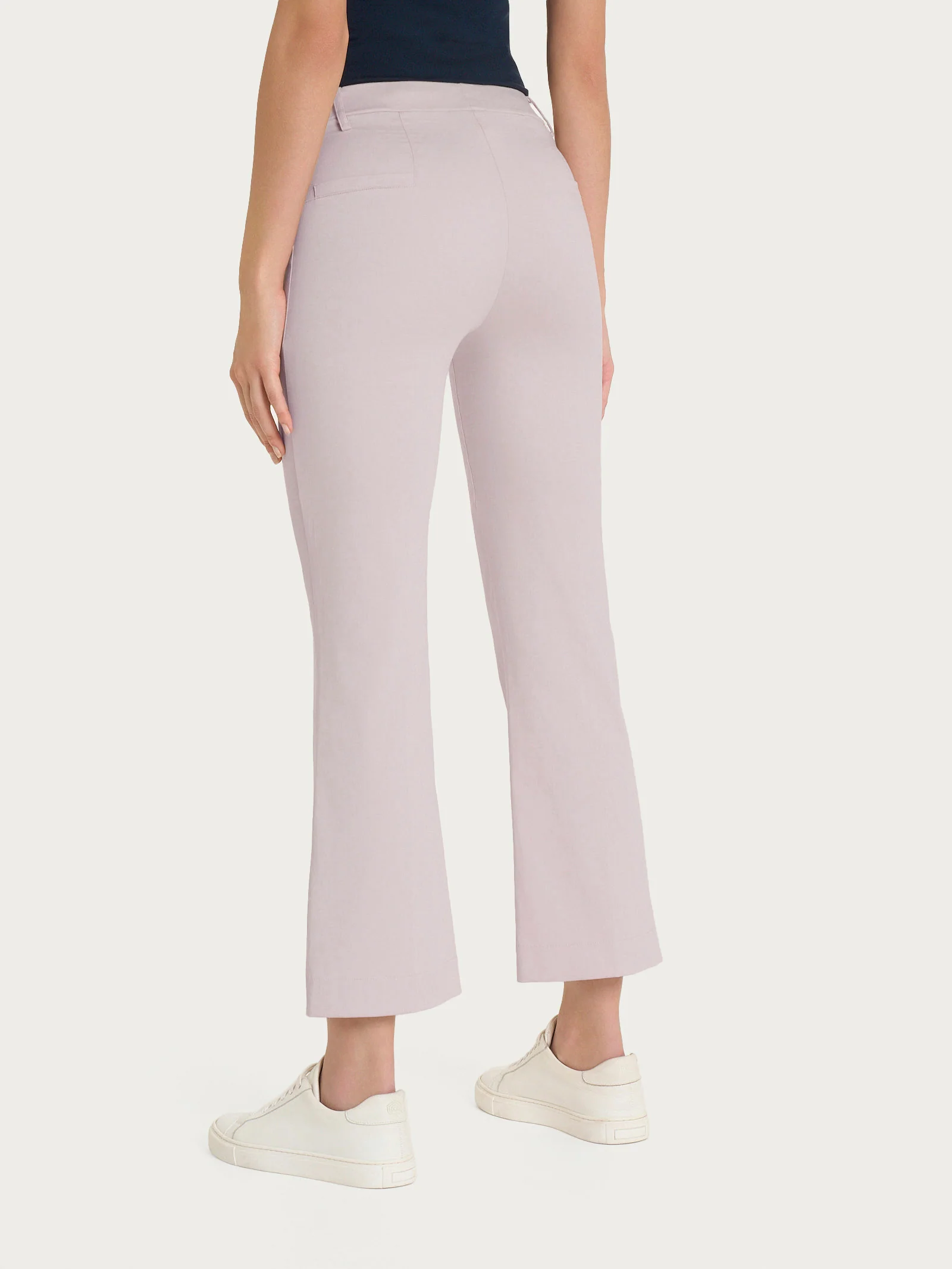 Pantalone flare alla caviglia in Satin Power - Sphinx - Image 2