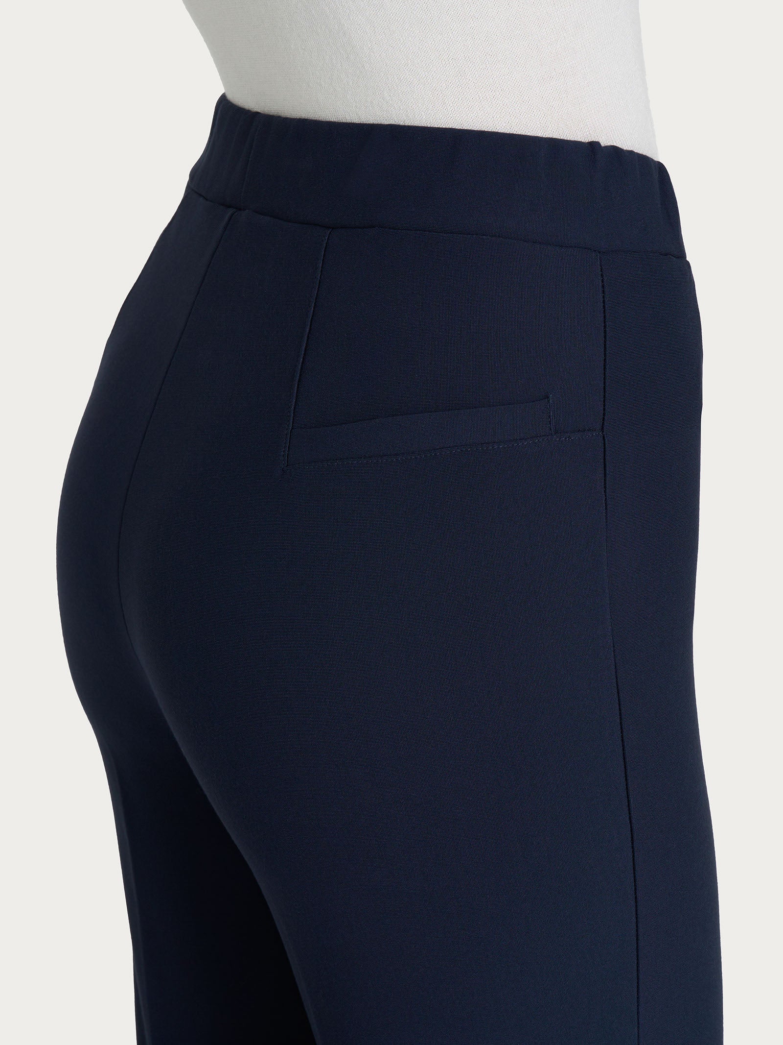 Pantalone flare in tessuto Compact - Persia - Image 3