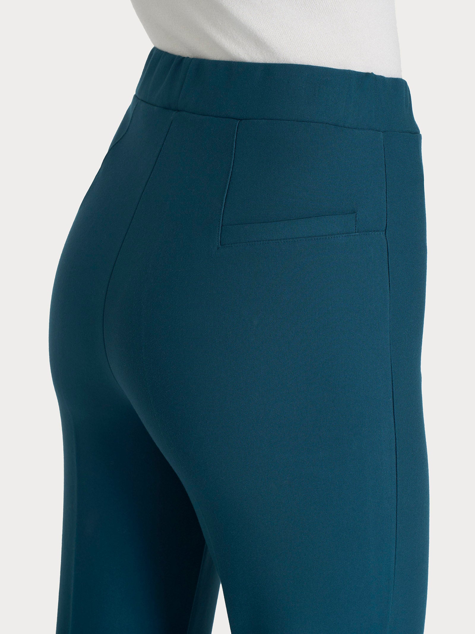 Pantalone flare in tessuto Compact - Reflecting Pond - Image 3