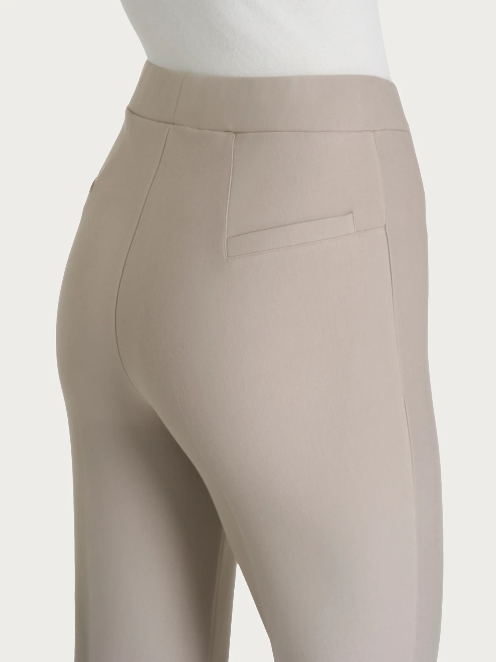 Pantalone flare in tessuto Compact - String - Image 3