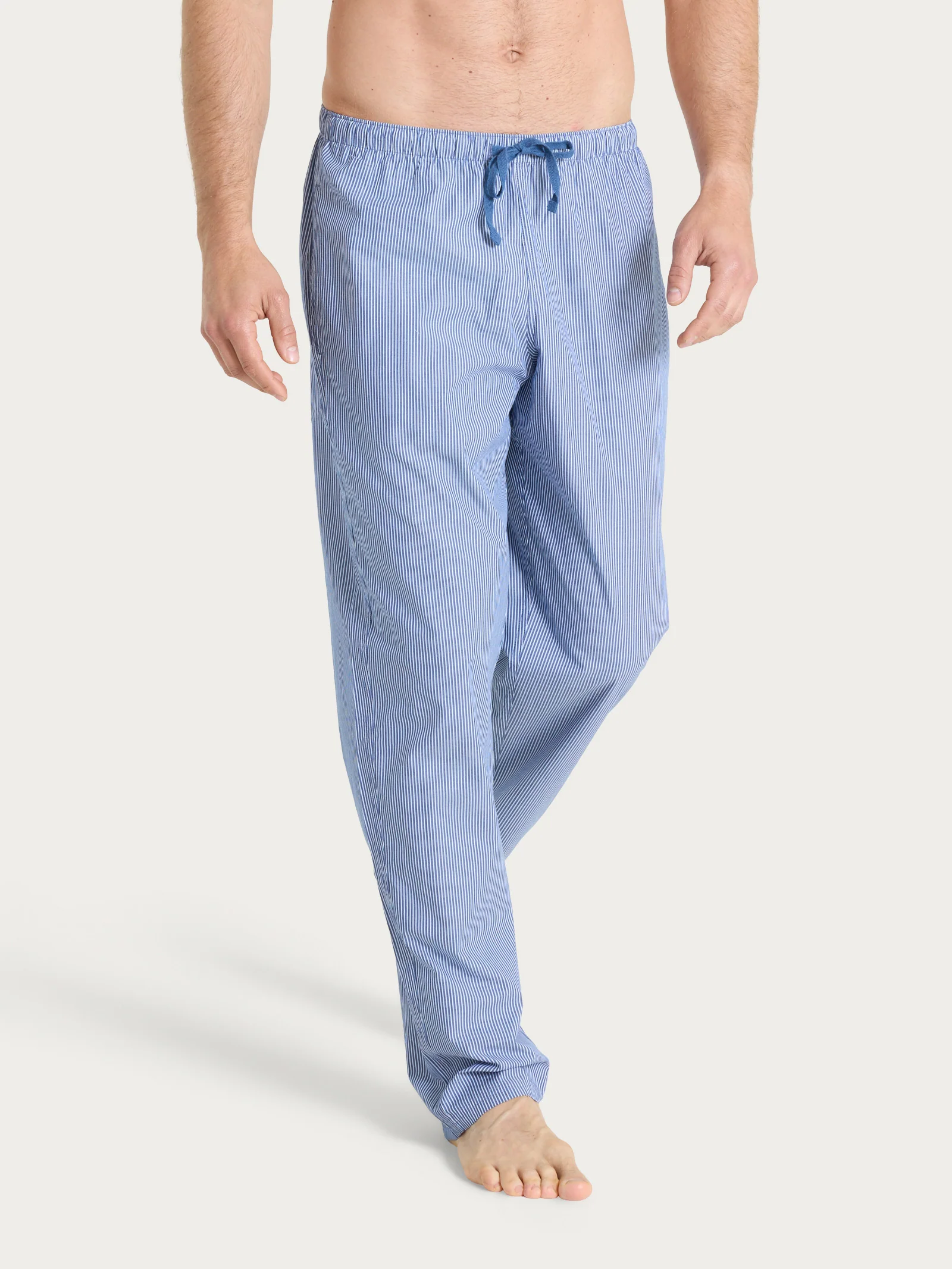 Pantalone in navetta di cotone - Fant. Sodalite Blue