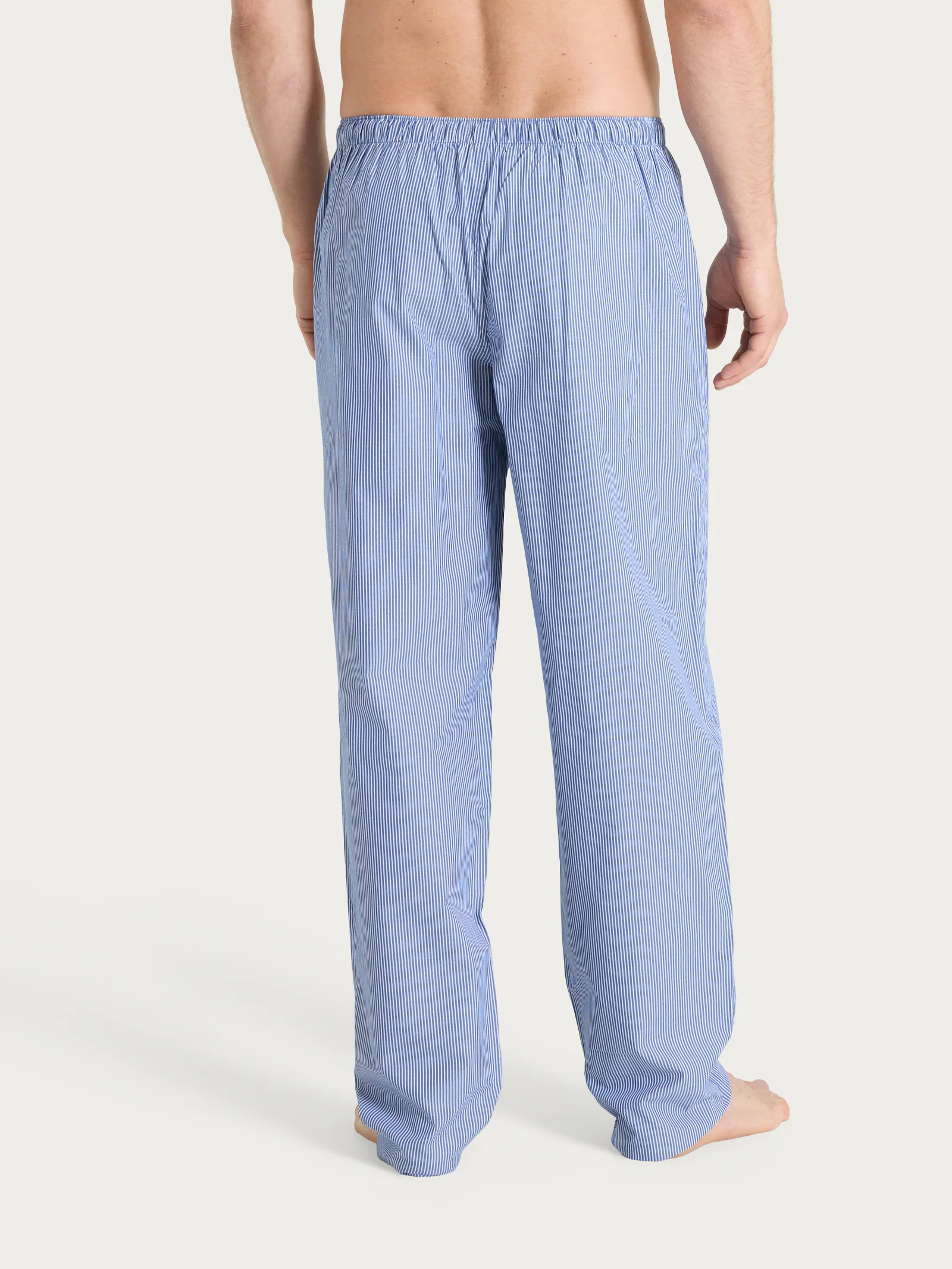 Pantalone in navetta di cotone - Fant. Sodalite Blue - Image 2