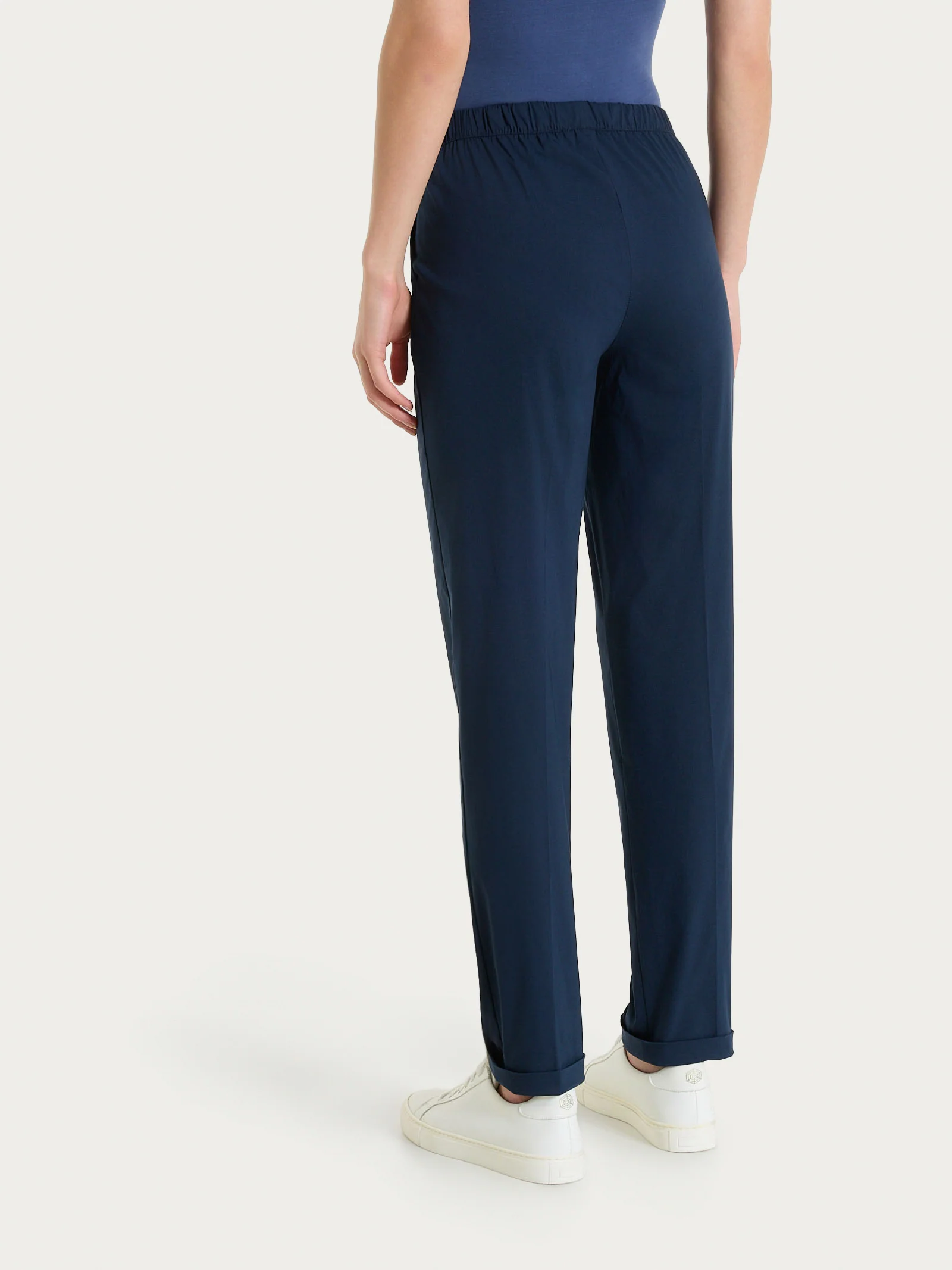 Pantalone jogger con tasche in Super Fresh - Bleu - Image 5