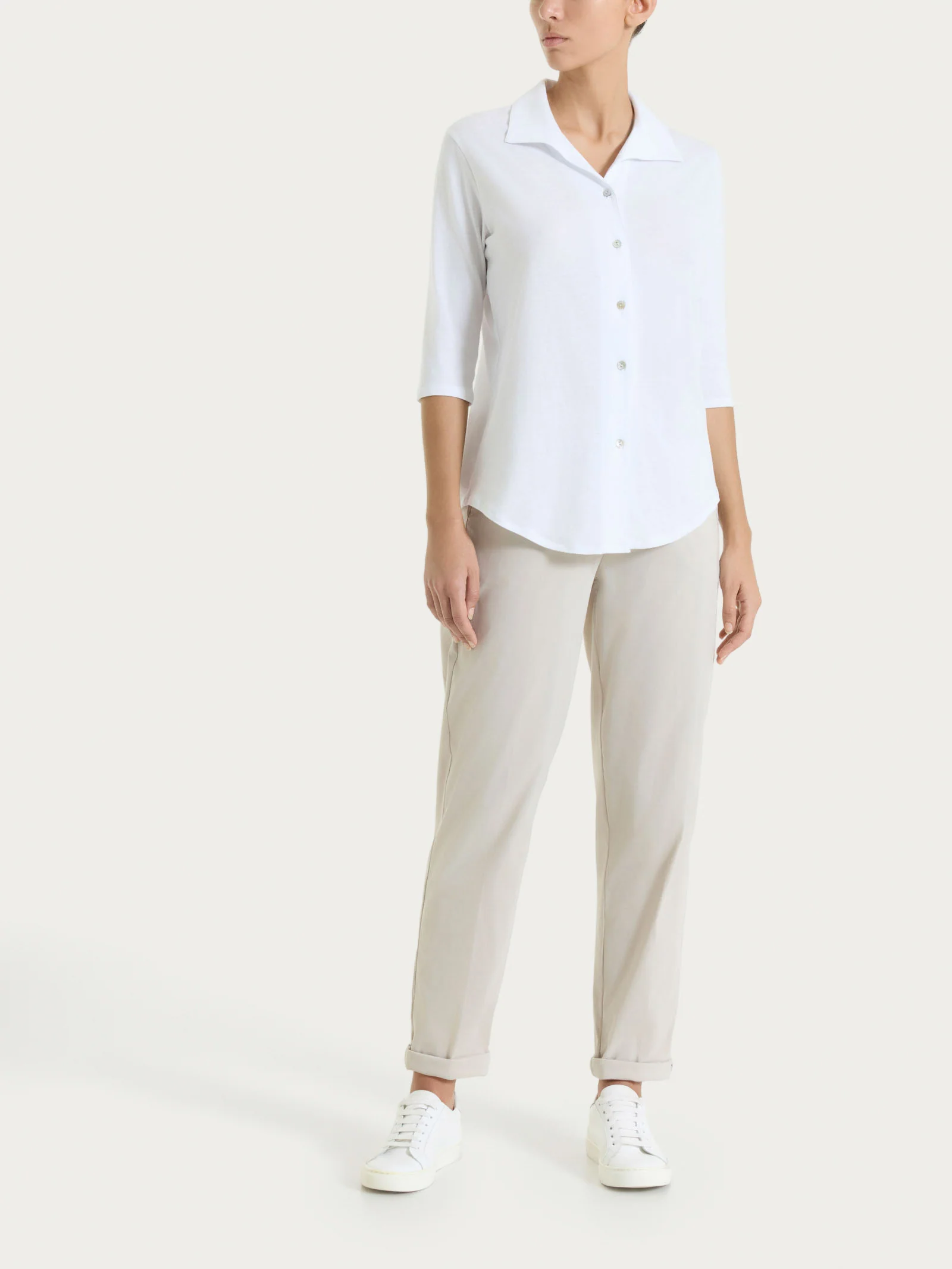 Pantalone jogger con tasche in Super Fresh - Champignon - Image 8