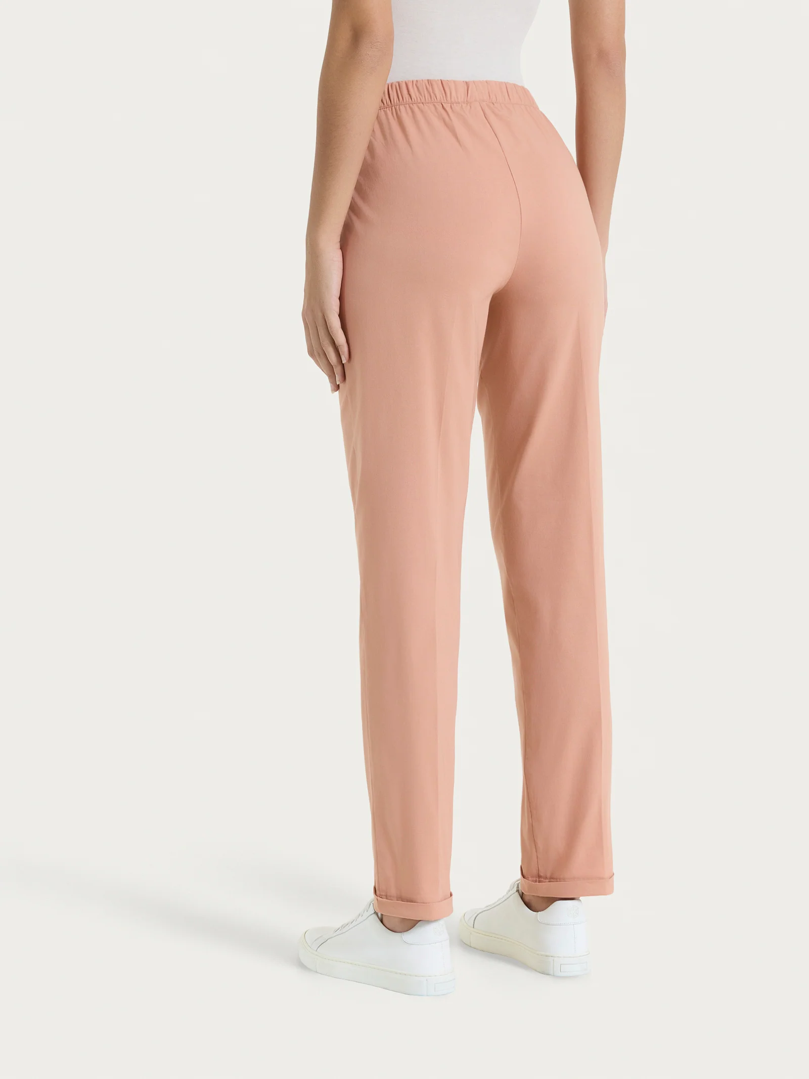 Pantalone jogger con tasche in Super Fresh - Cork - Image 4