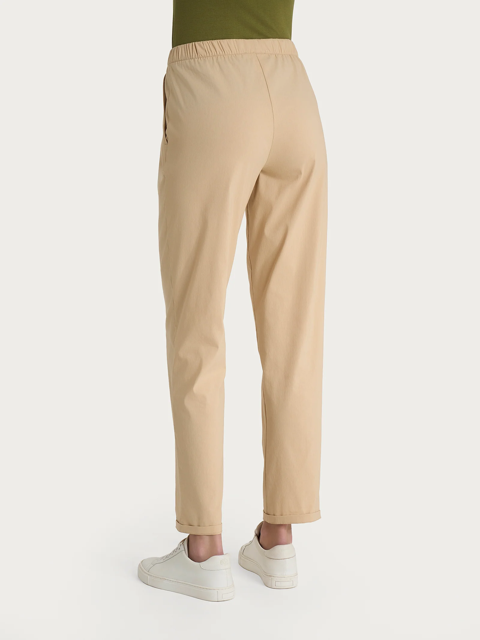 Pantalone jogger con tasche in Super Fresh - Irish Cream - Image 2