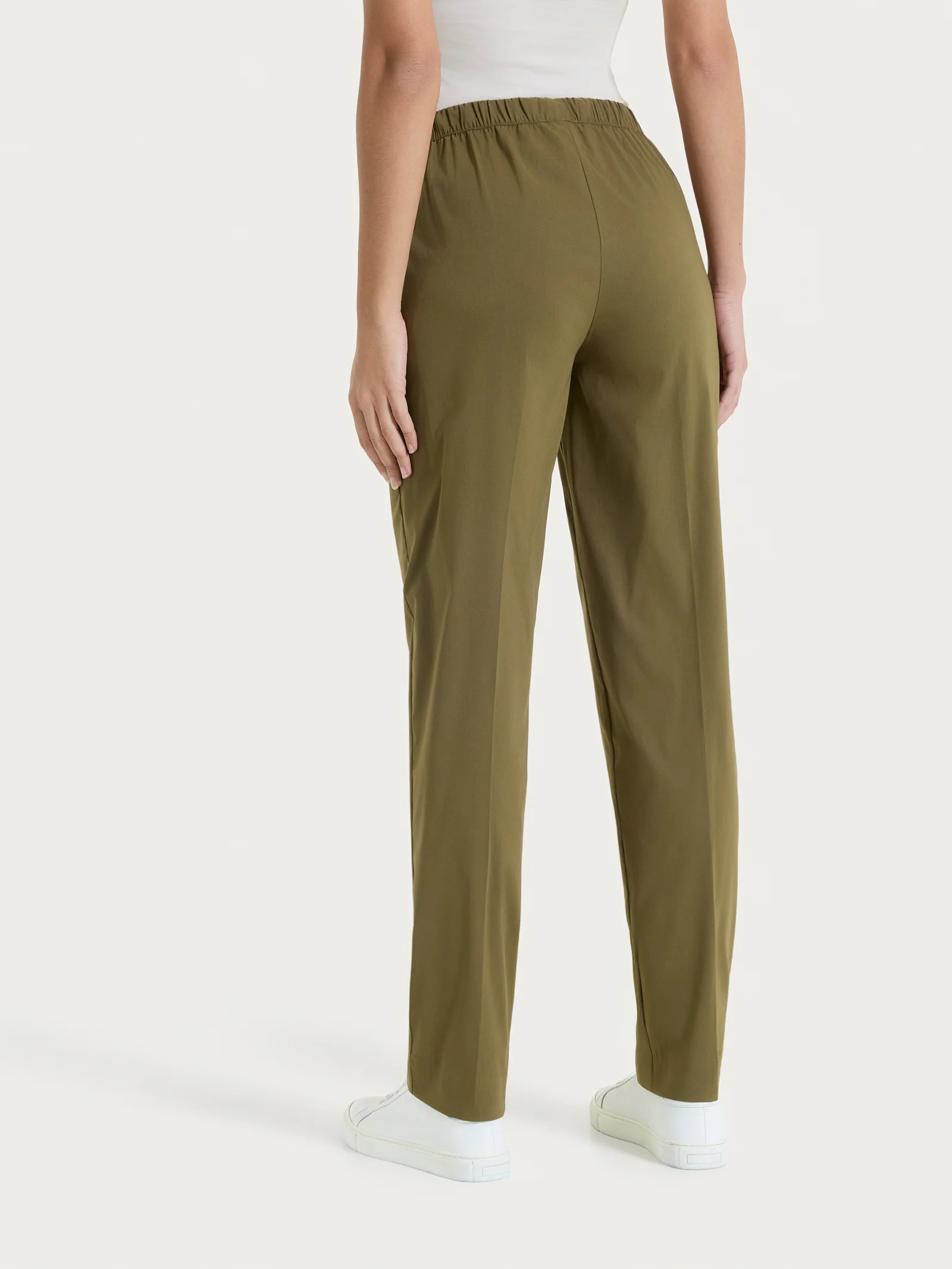 Pantalone jogger con tasche in Super Fresh - Dark Olive - Image 3
