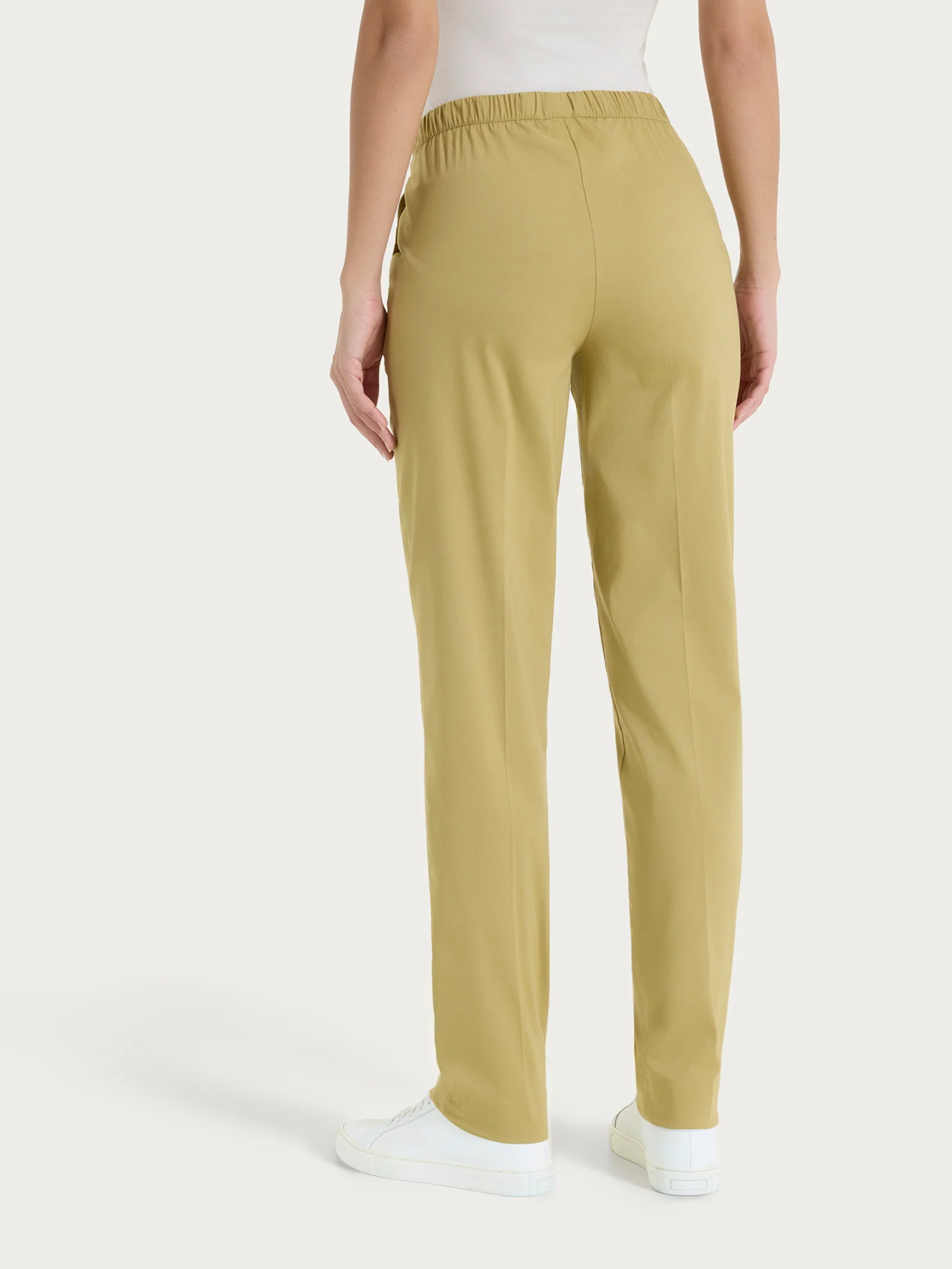 Pantalone jogger con tasche in Super Fresh - Khaki - Image 3