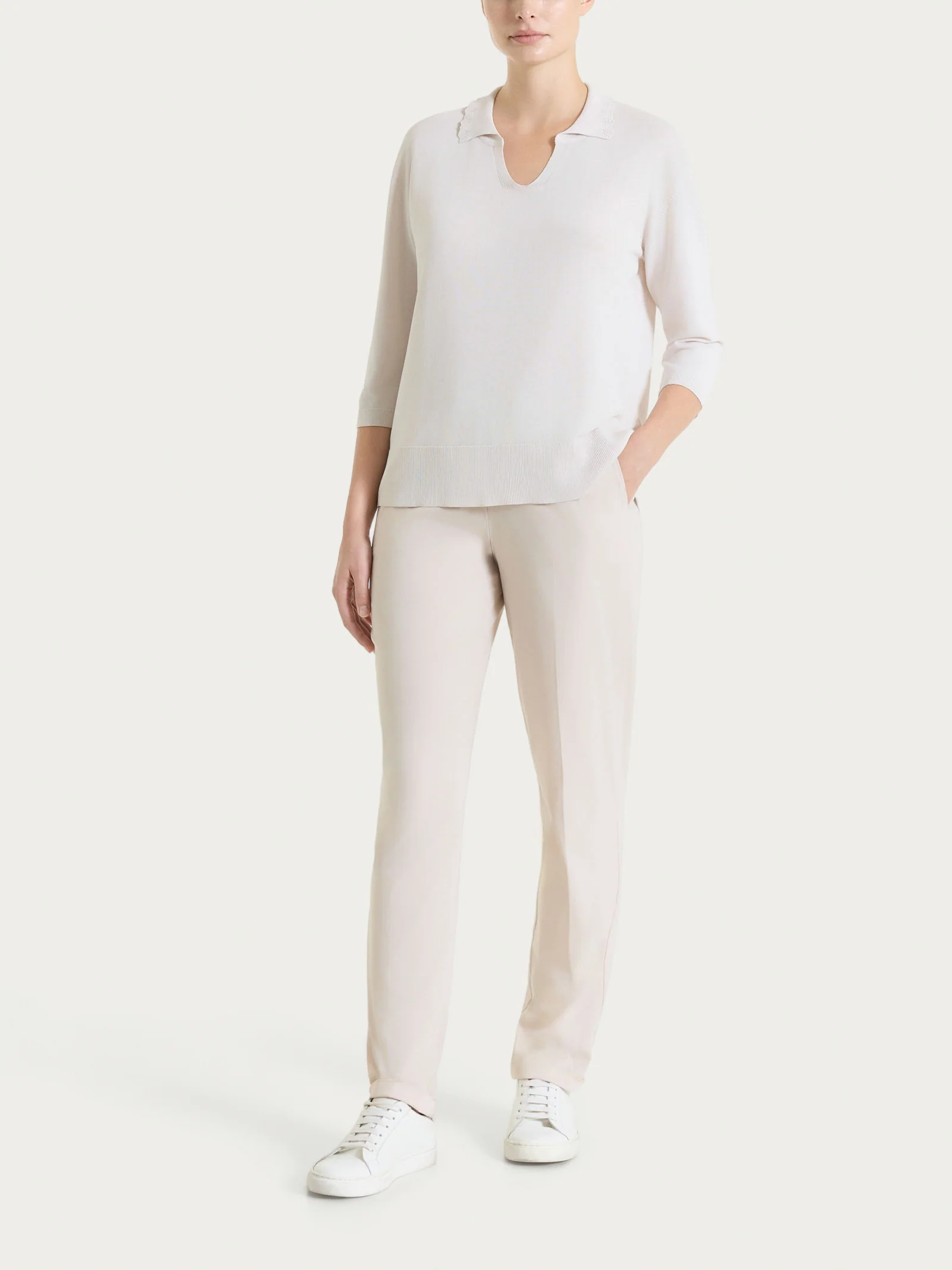 Pantalone jogger con tasche in Super Fresh - Almond Peach - Image 5