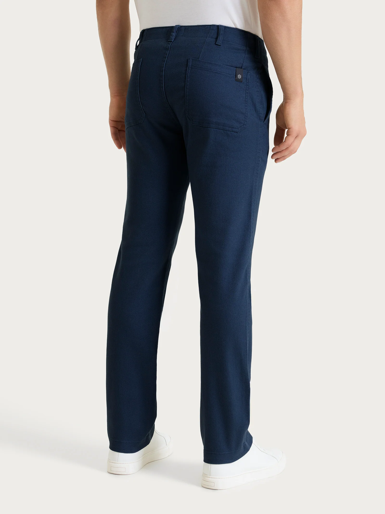 Pantalone Mariner in Raw Twill di Cotone - Profondo - Image 2
