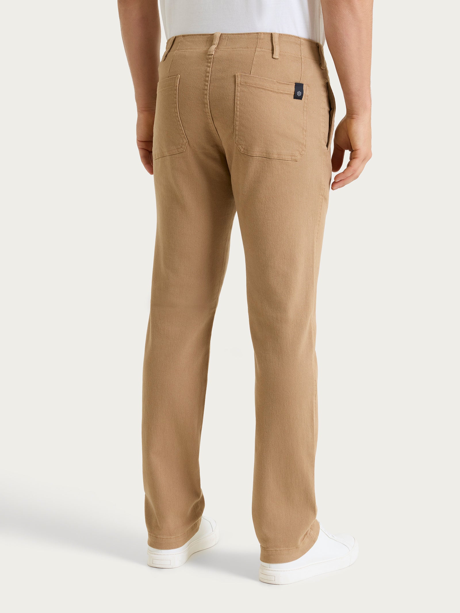 Pantalone Mariner in Raw Twill di Cotone - Tiger's Eye - Image 2