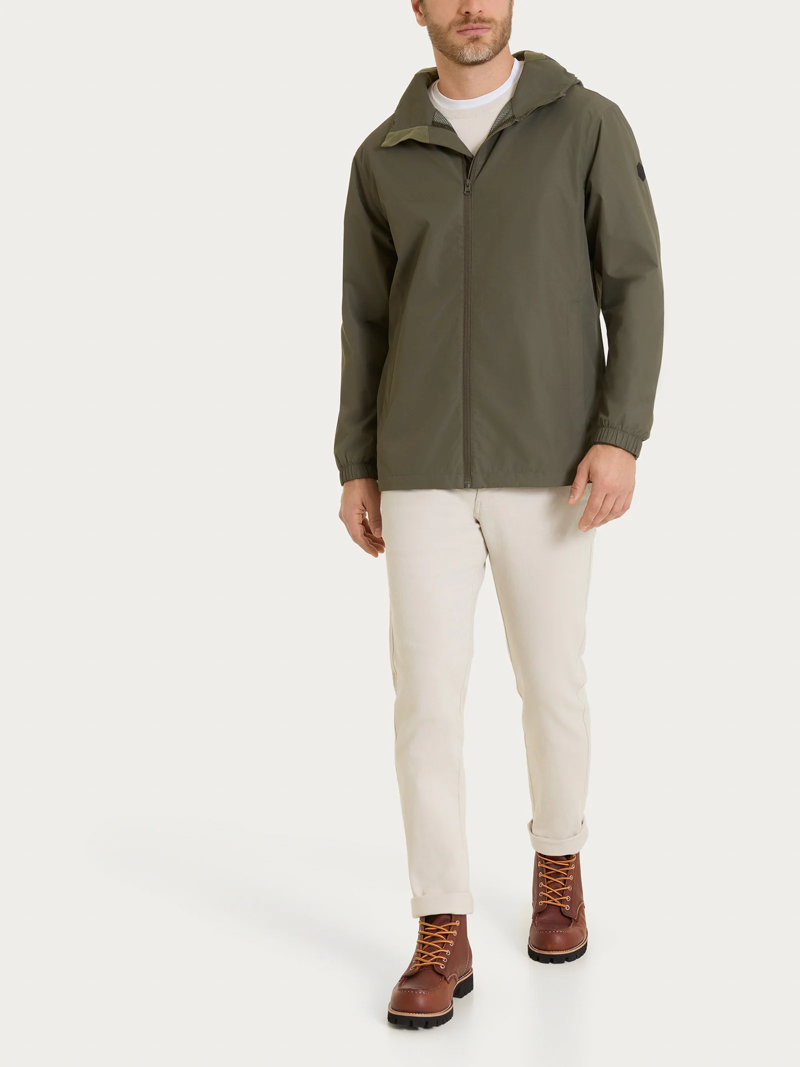 Parka con cappuccio in Shelter Outer - Seagrass - Image 11
