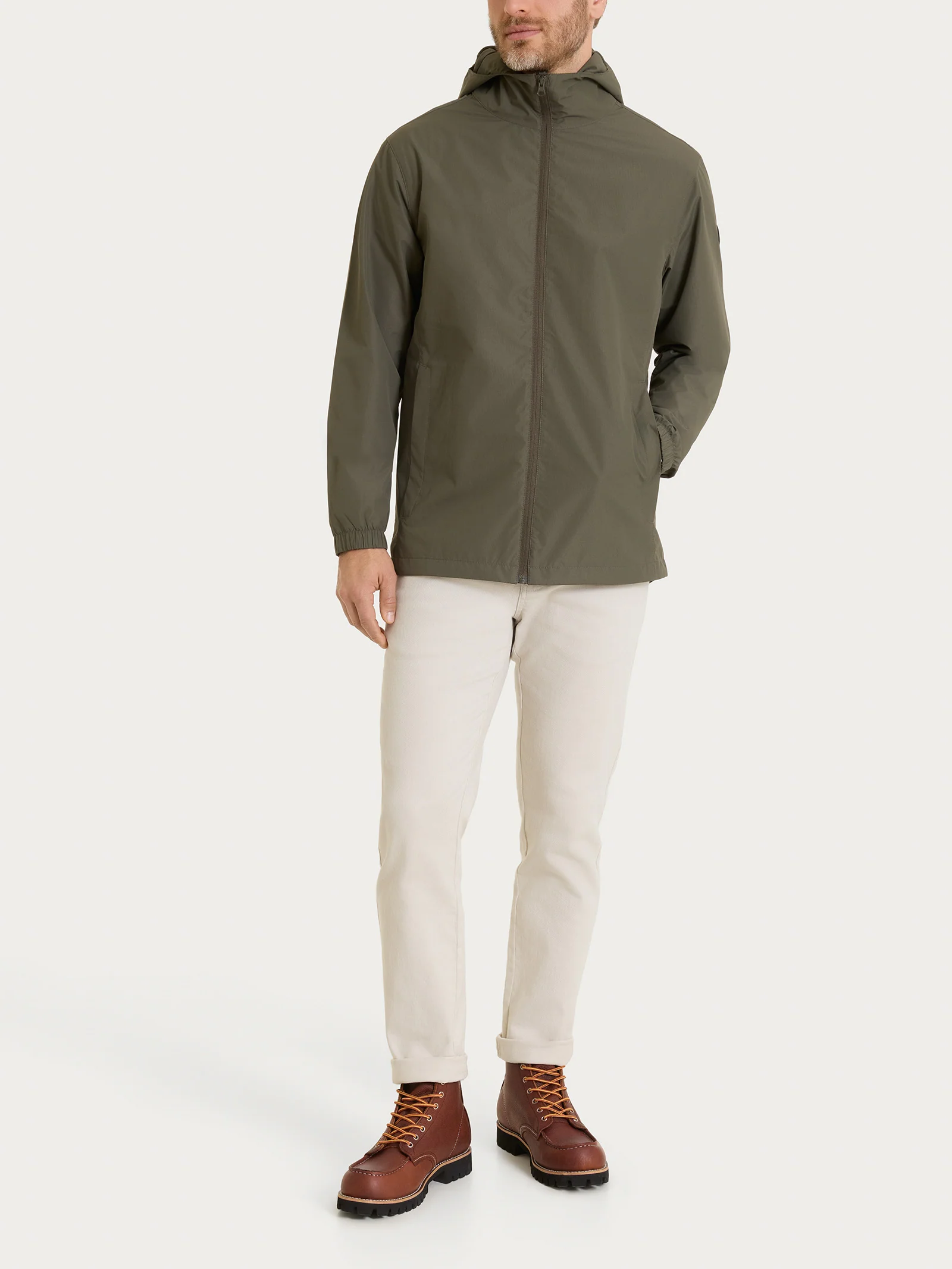 Parka con cappuccio in Shelter Outer - Seagrass - Image 12