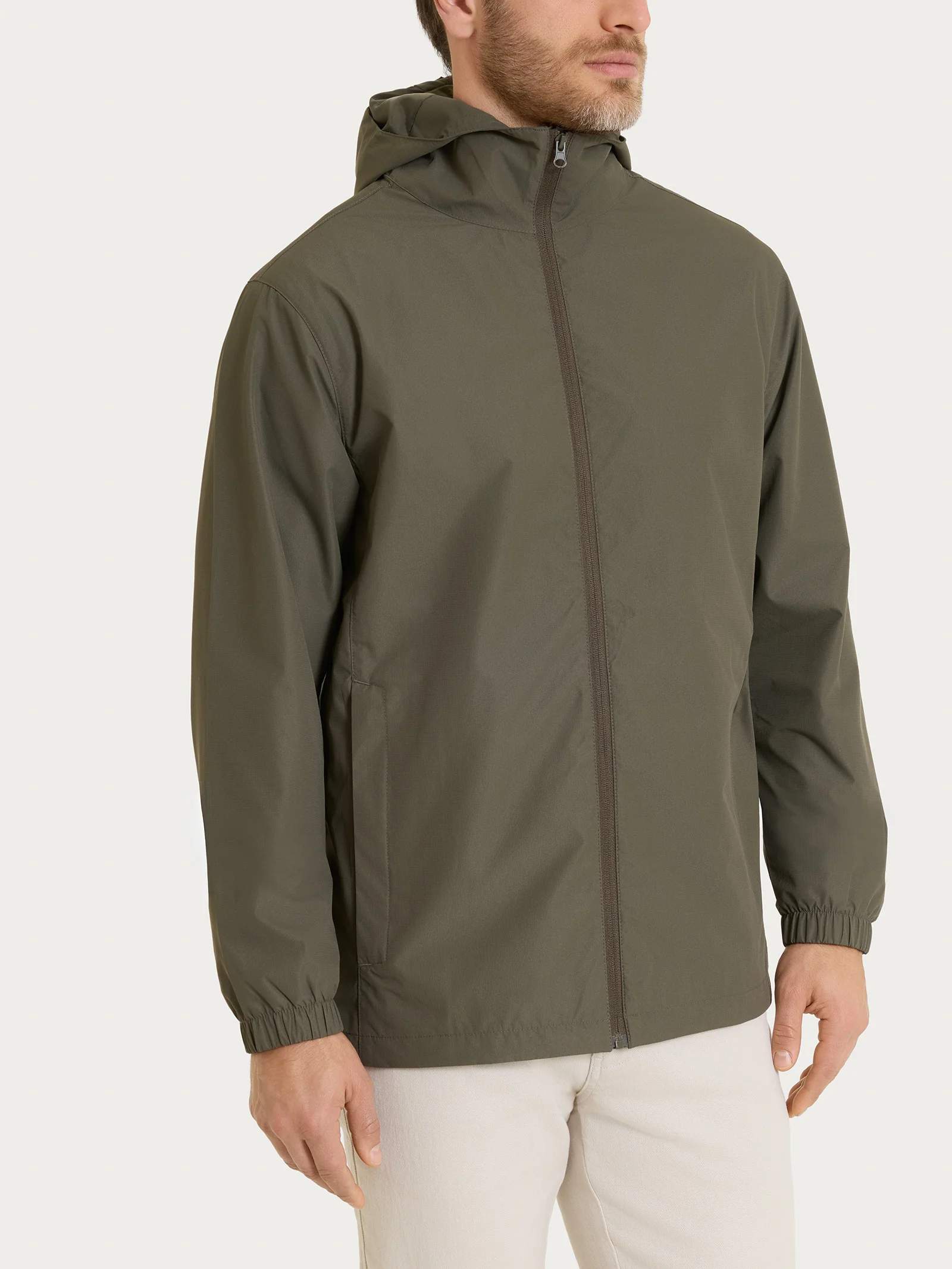 Parka con cappuccio in Shelter Outer - Seagrass - Image 2