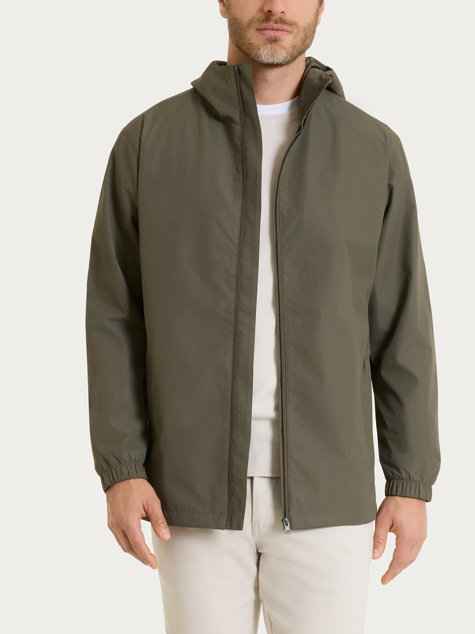 Parka con cappuccio in Shelter Outer - Seagrass - Image 3