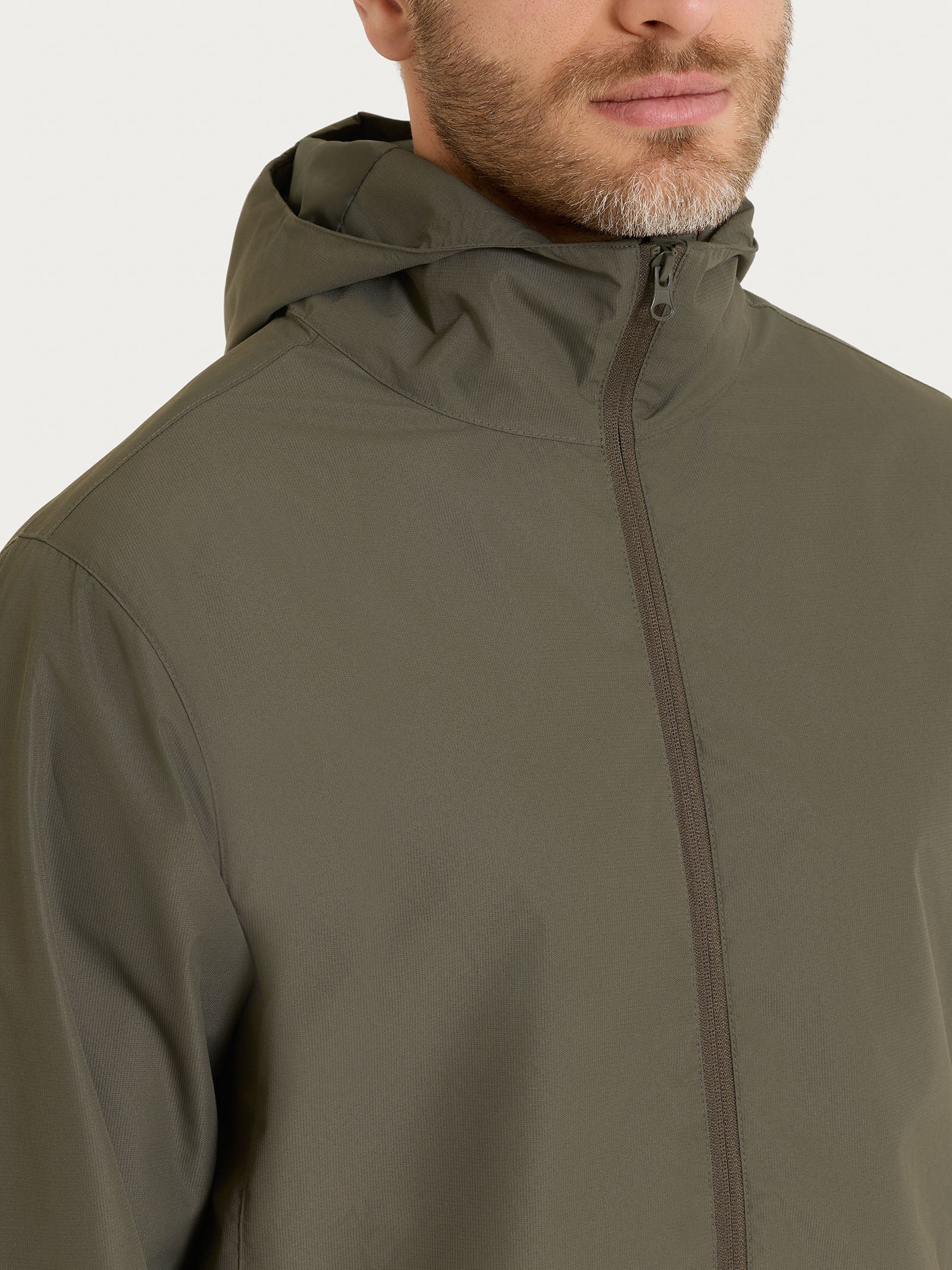 Parka con cappuccio in Shelter Outer - Seagrass - Image 6