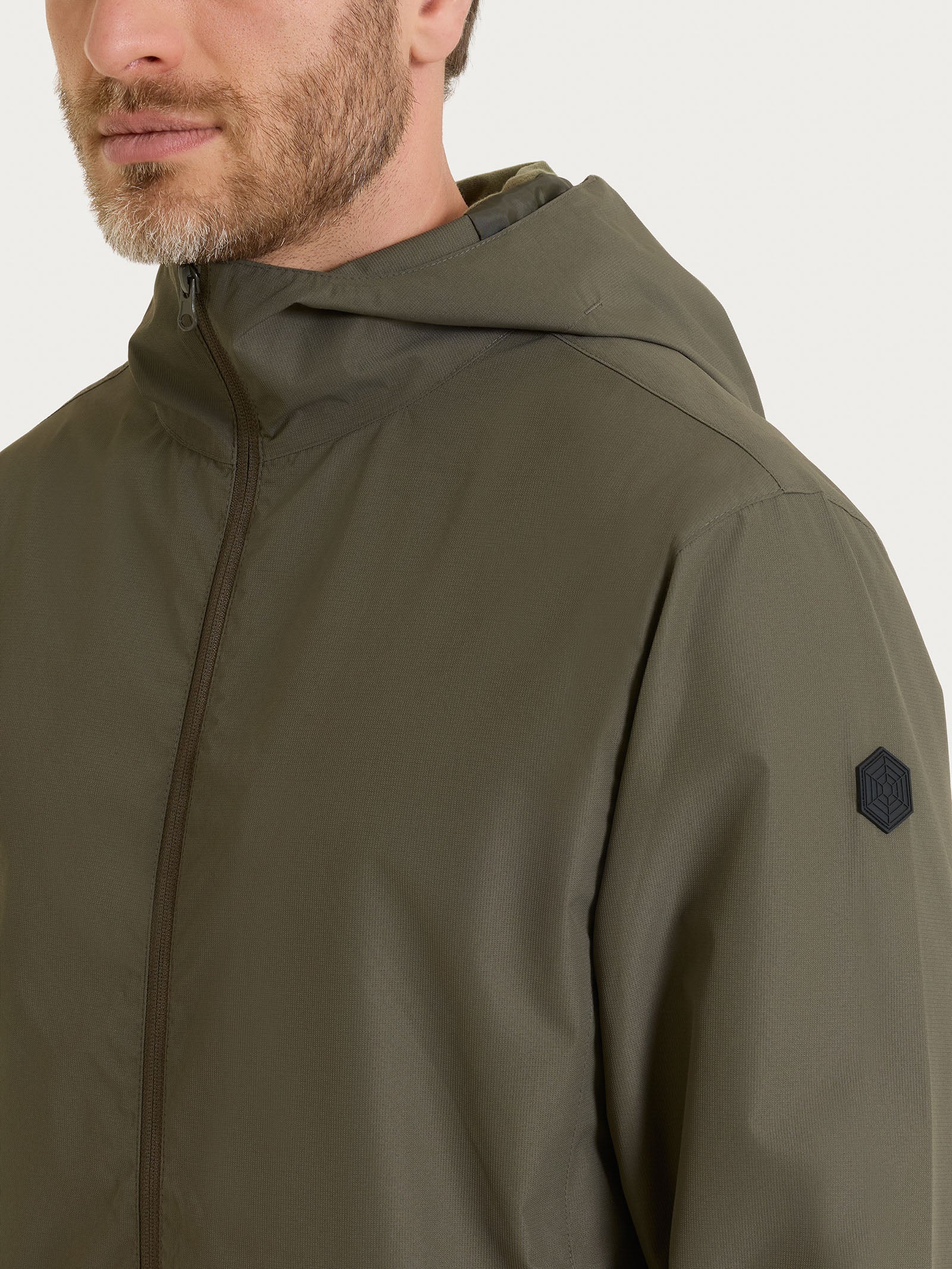 Parka con cappuccio in Shelter Outer - Seagrass - Image 7