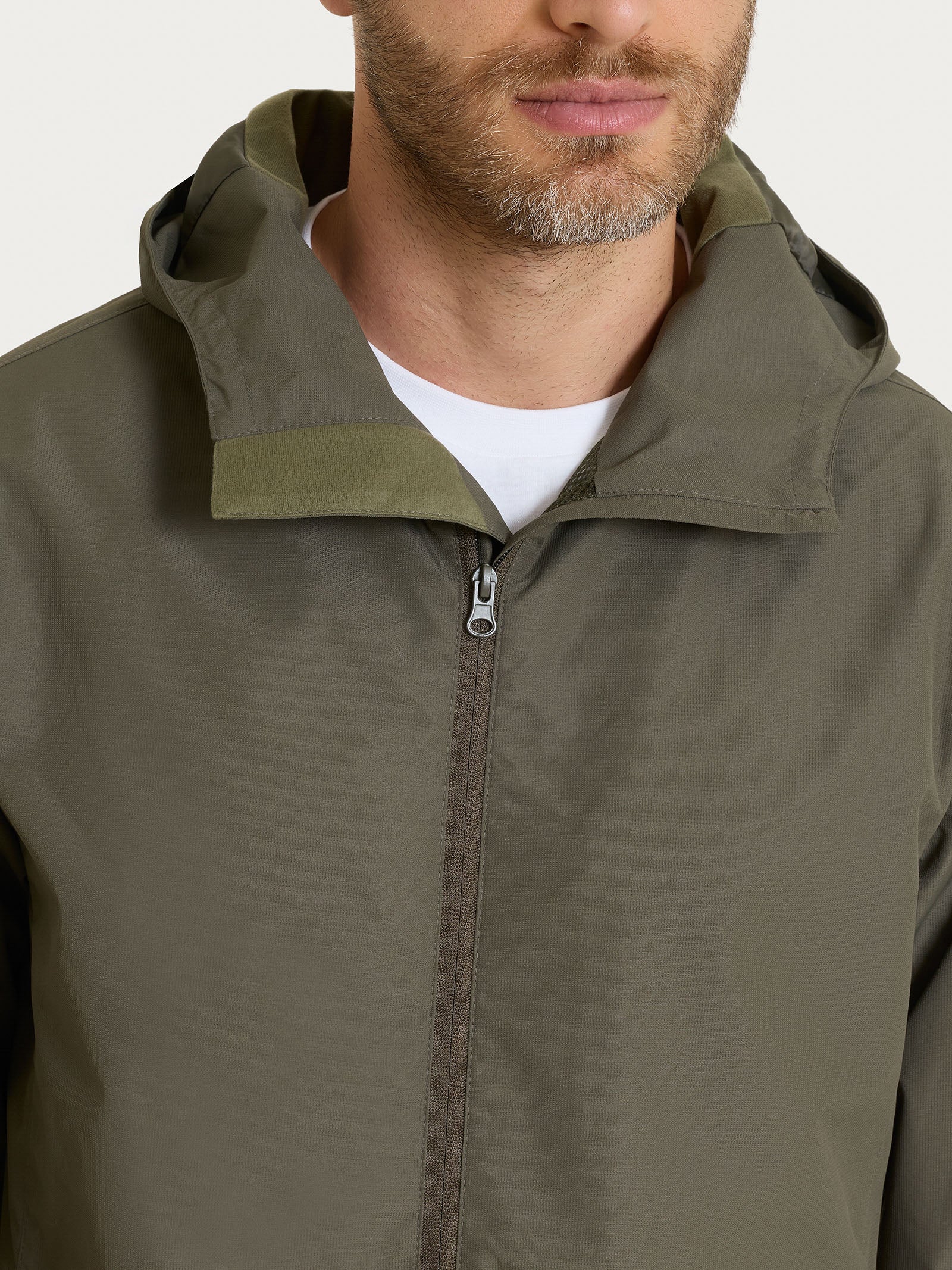 Parka con cappuccio in Shelter Outer - Seagrass - Image 8
