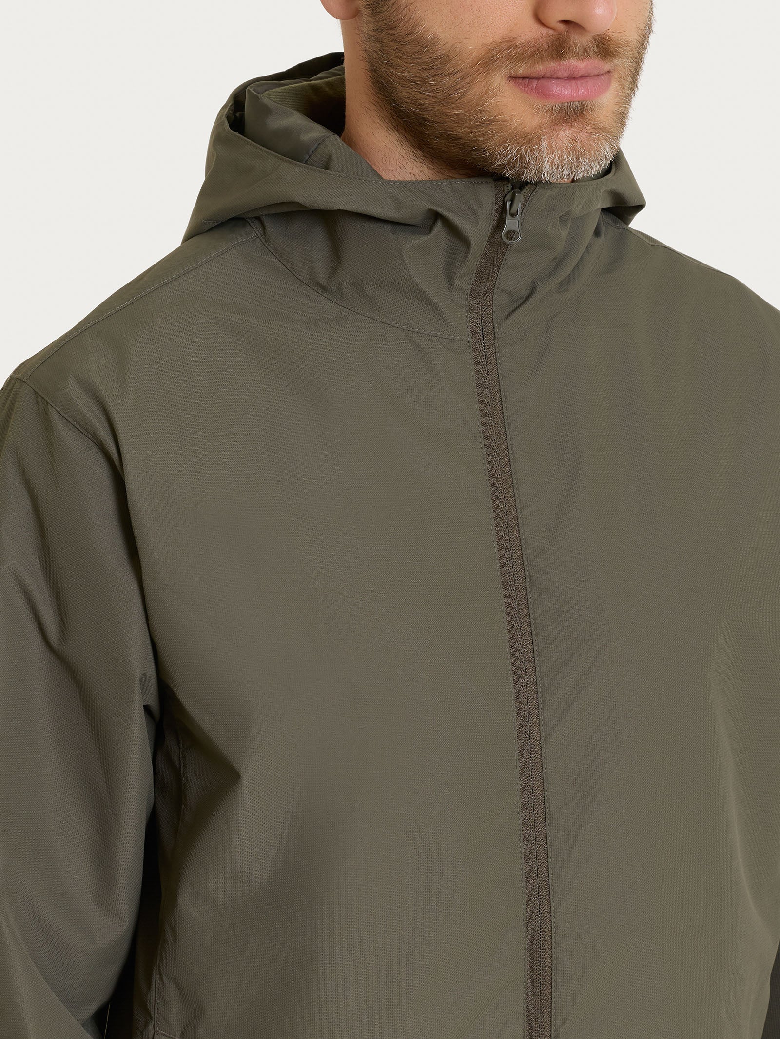 Parka con cappuccio in Shelter Outer - Seagrass - Image 9
