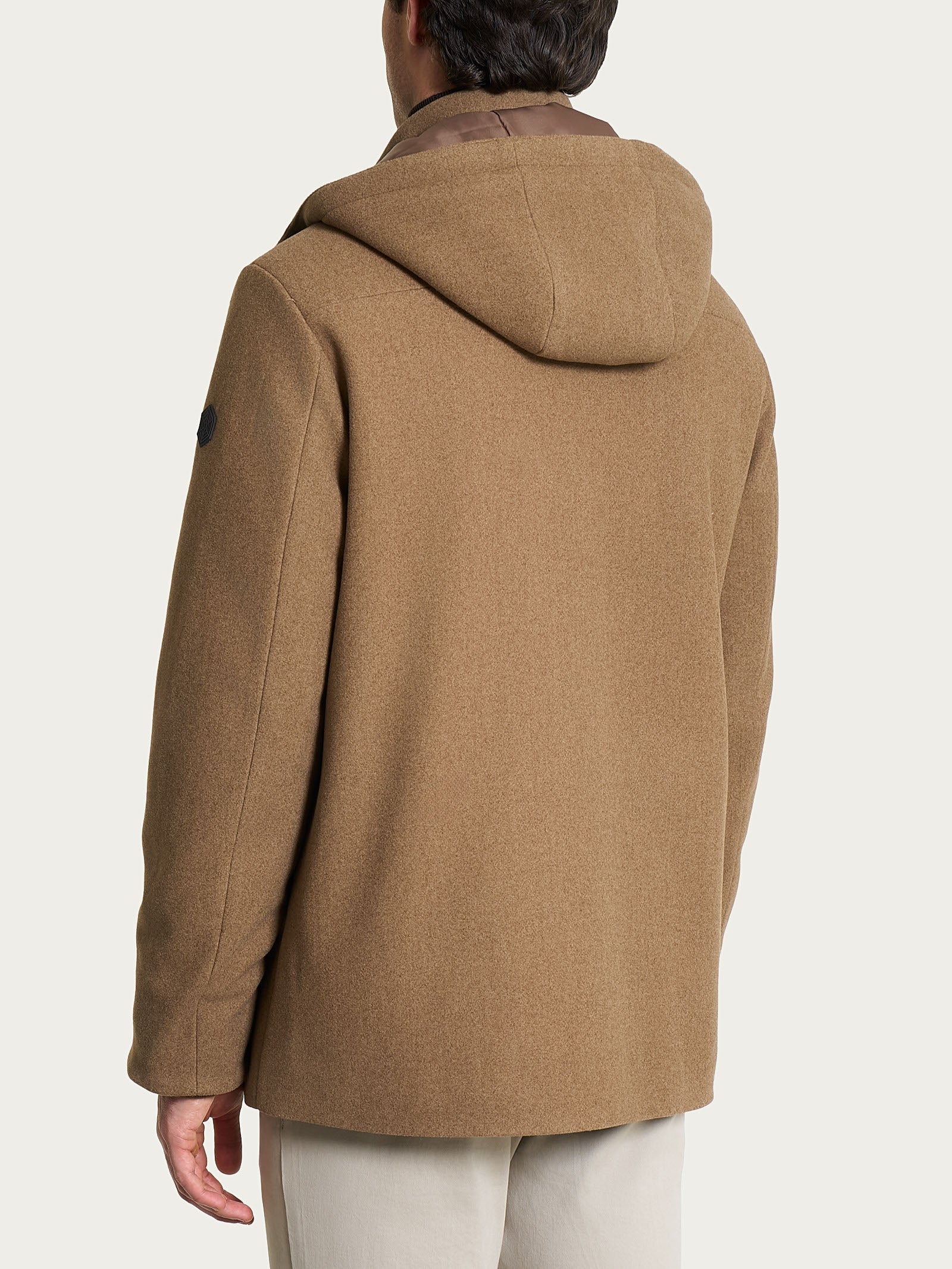 Parka in Vegan Wool - Castoro Mel. - Image 2