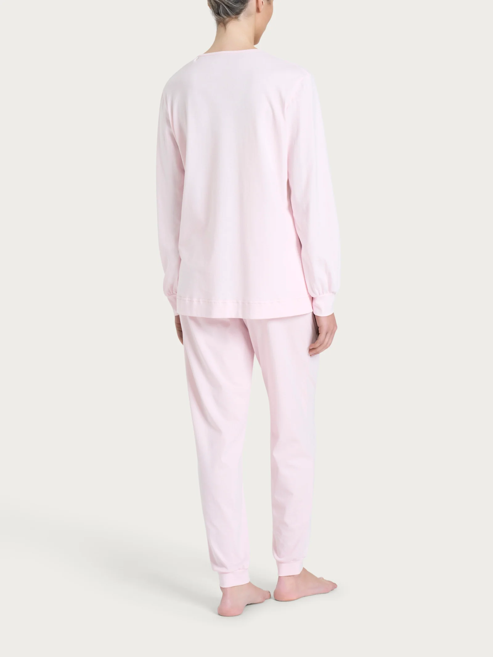 Pigiama con scollo a goccia in Jersey di cotone - Fant. Pink a boo - Image 2