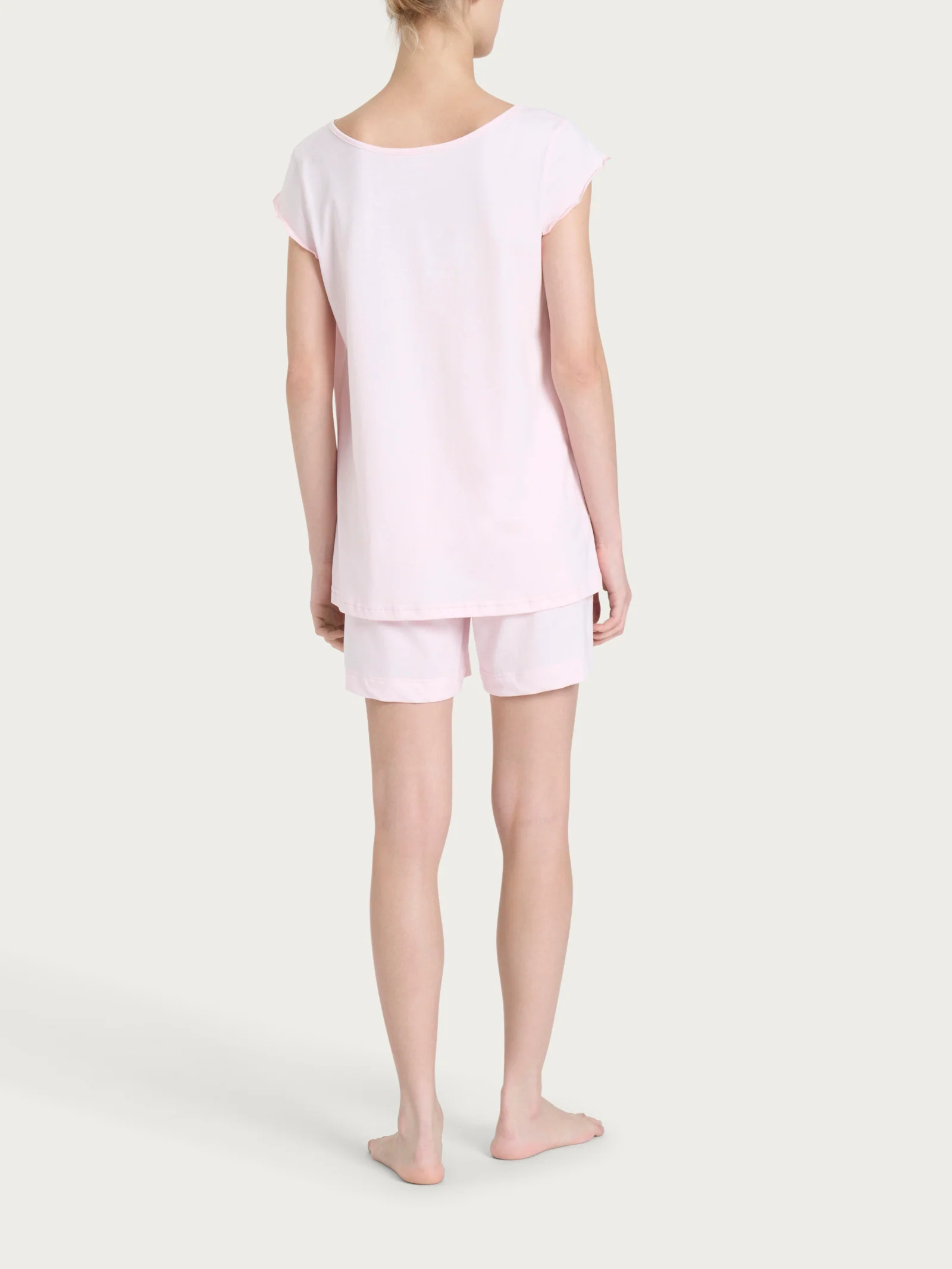 Pigiama corto con grafiche in Jersey di cotone - Fant. Pink a boo - Image 2
