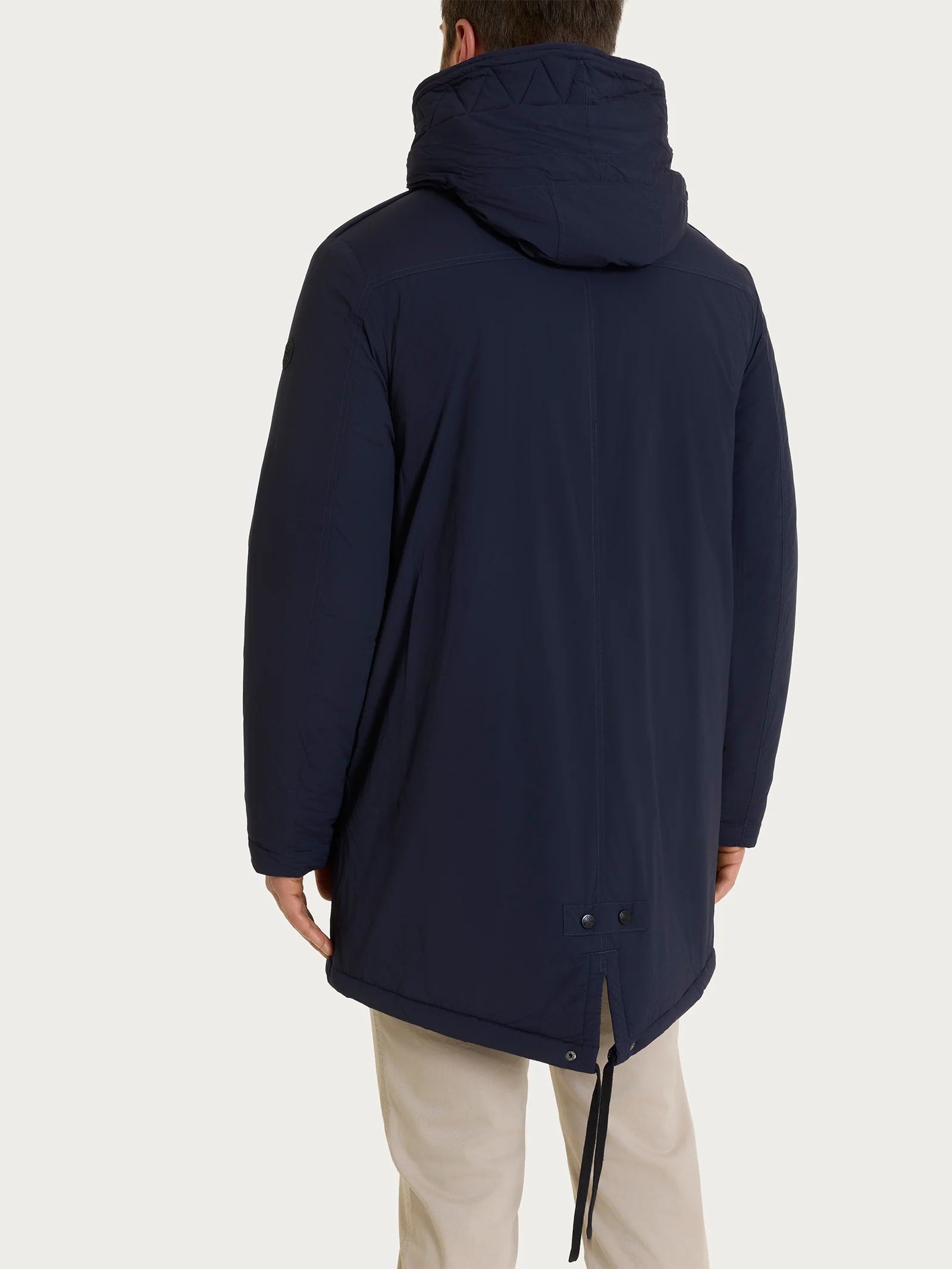 Piumerino Anorak imbottito in lana  - Navy - Image 2