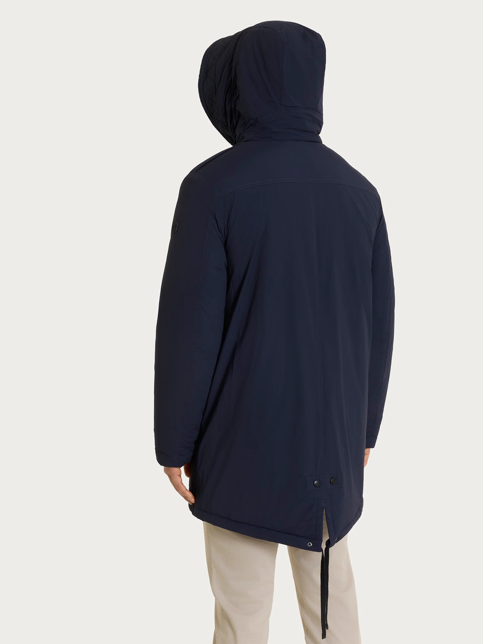 Piumerino Anorak imbottito in lana  - Navy - Image 3