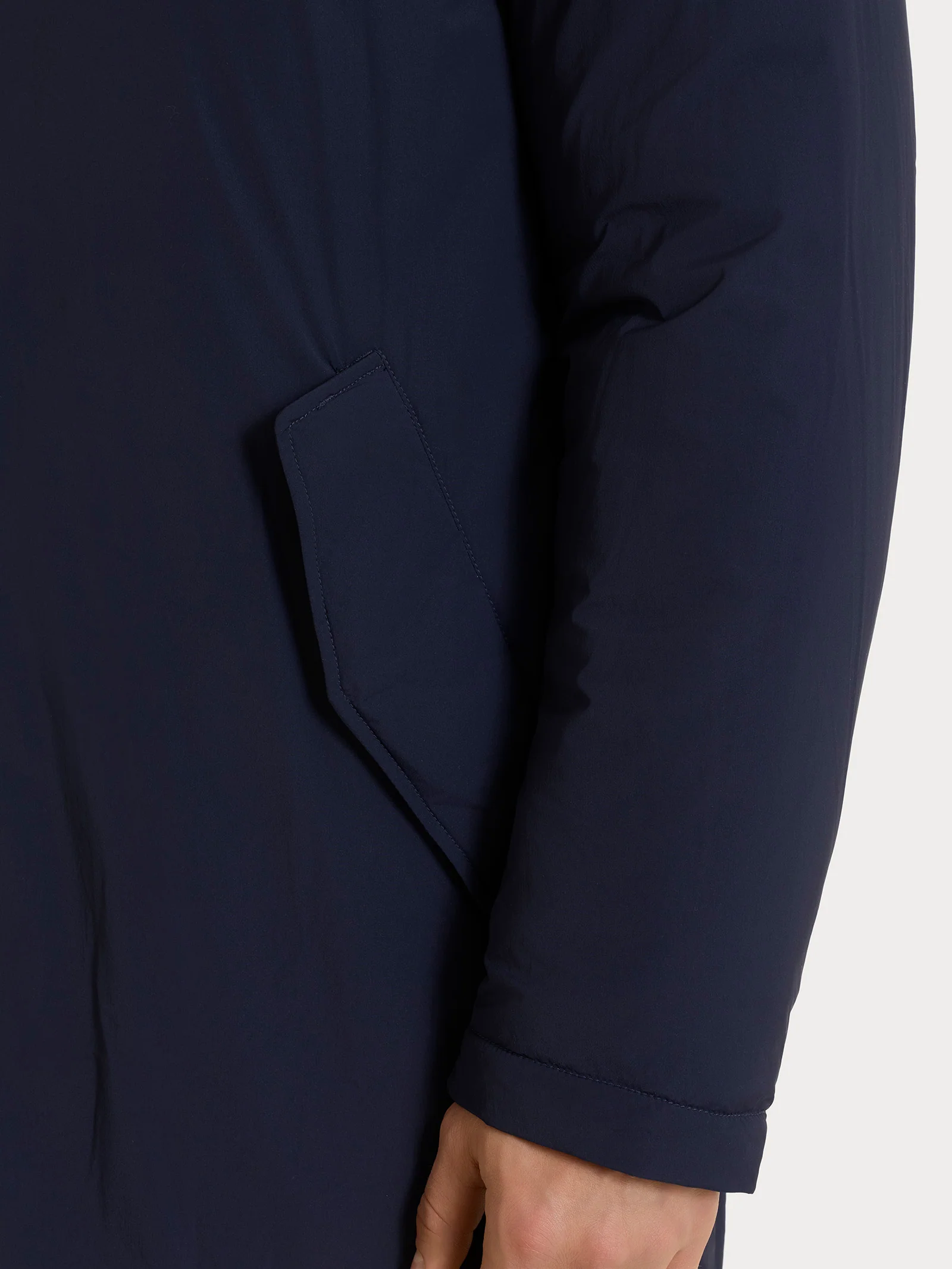 Piumerino Anorak imbottito in lana  - Navy - Image 5