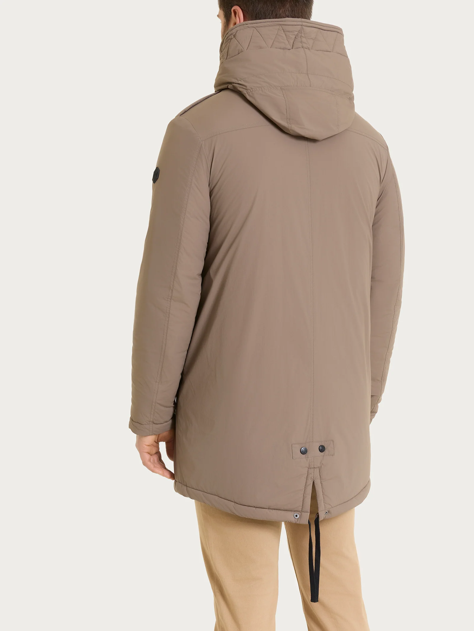 Piumerino Anorak imbottito in lana  - Fango - Image 2