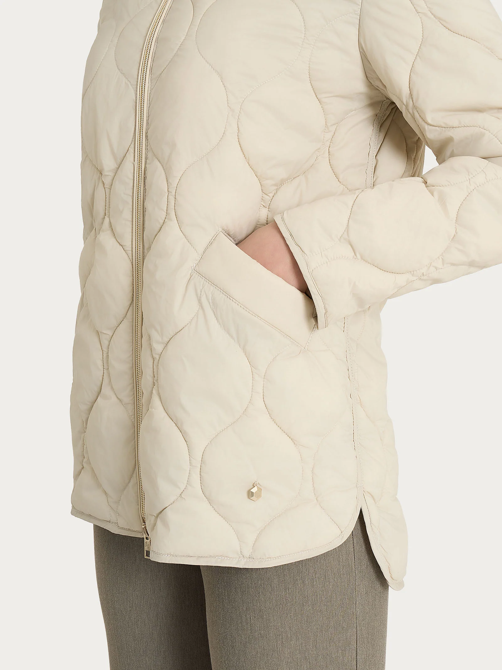 Piumino Onion Quilt con cappuccio - Champignon - Image 3