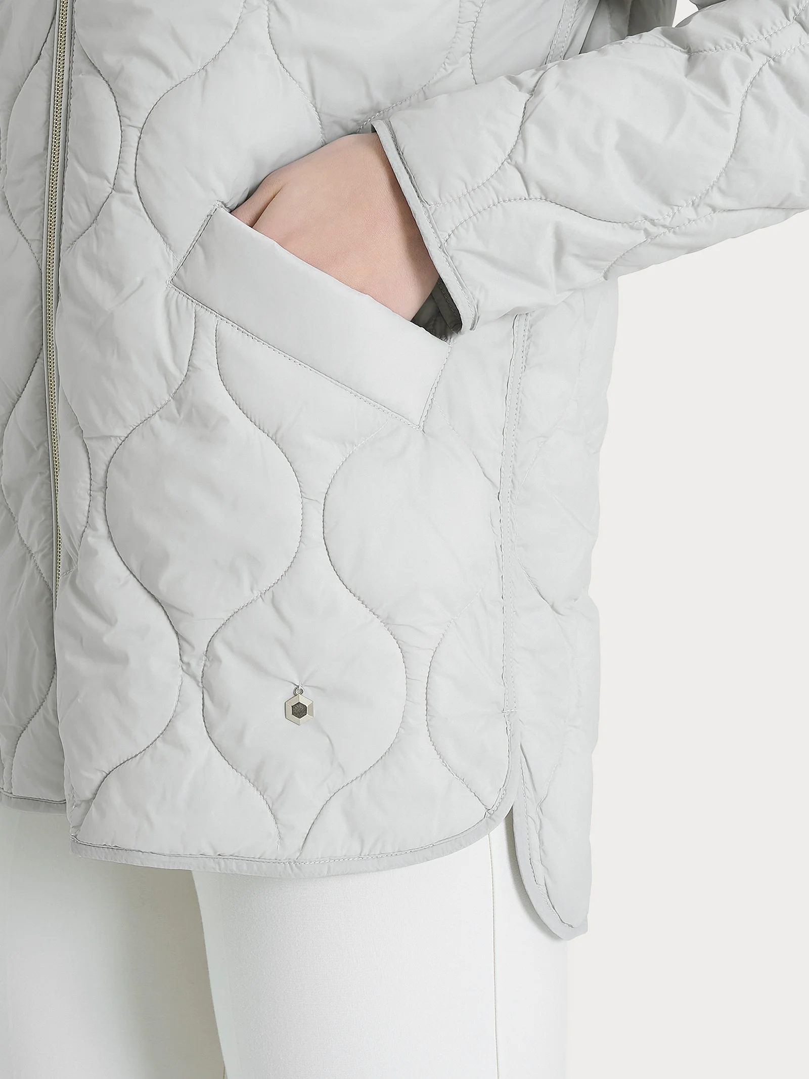 Piumino Onion Quilt con cappuccio - Dawn Blue - Image 3