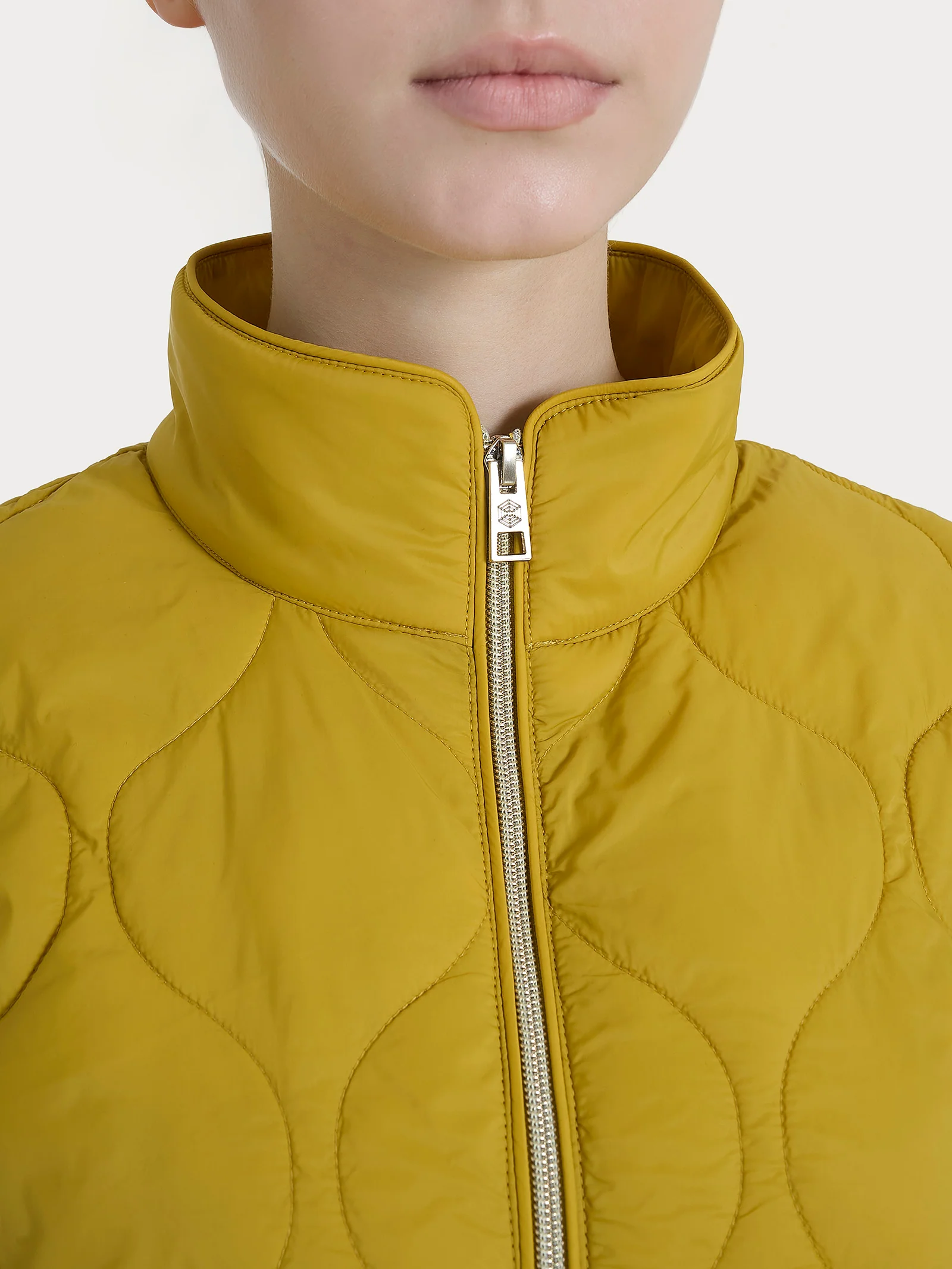 Piumino Onion Quilt con manica lunga - Oil Yellow - Image 4