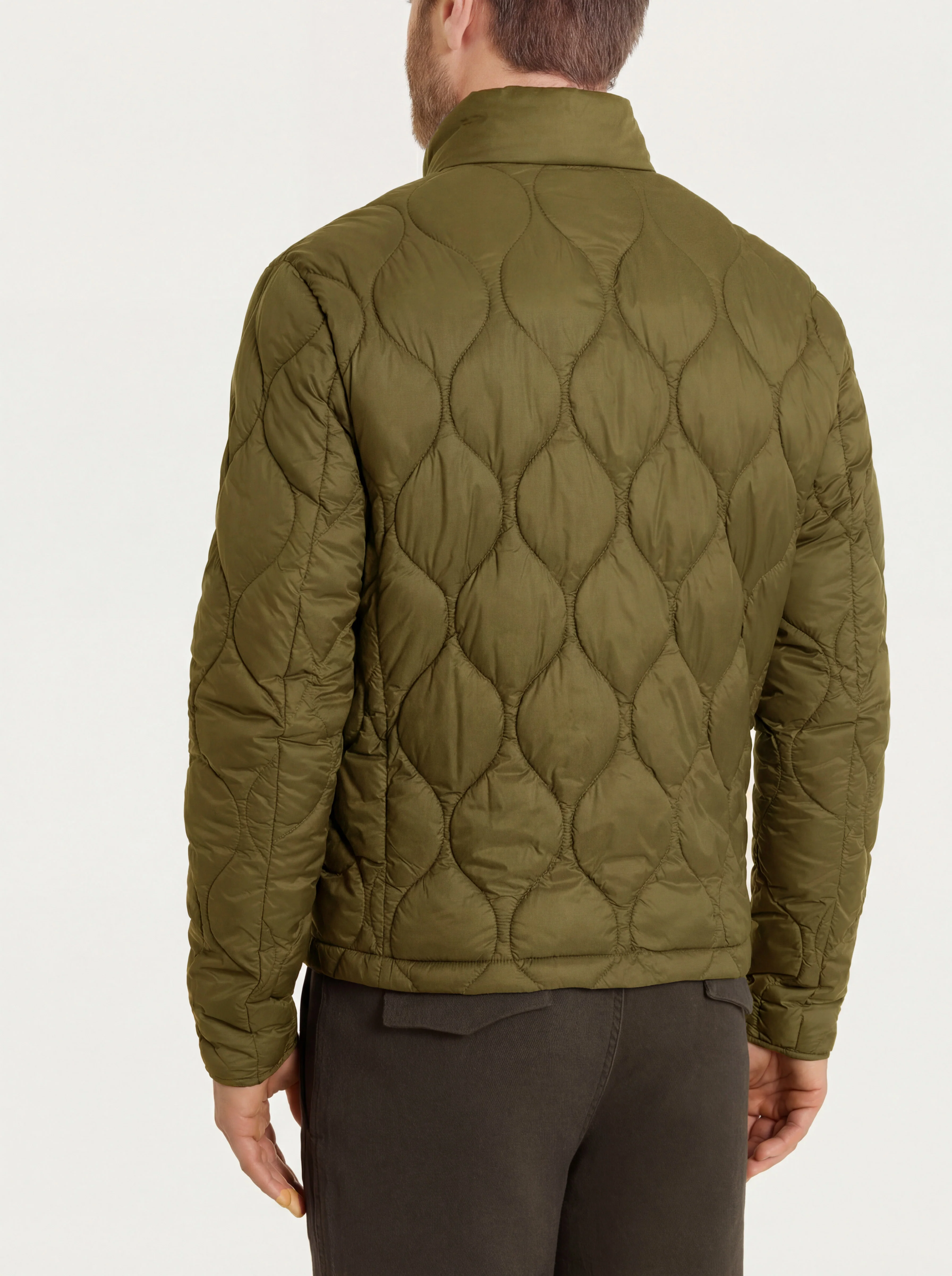 Piumino Onion Quilt - Dark Olive - Image 3