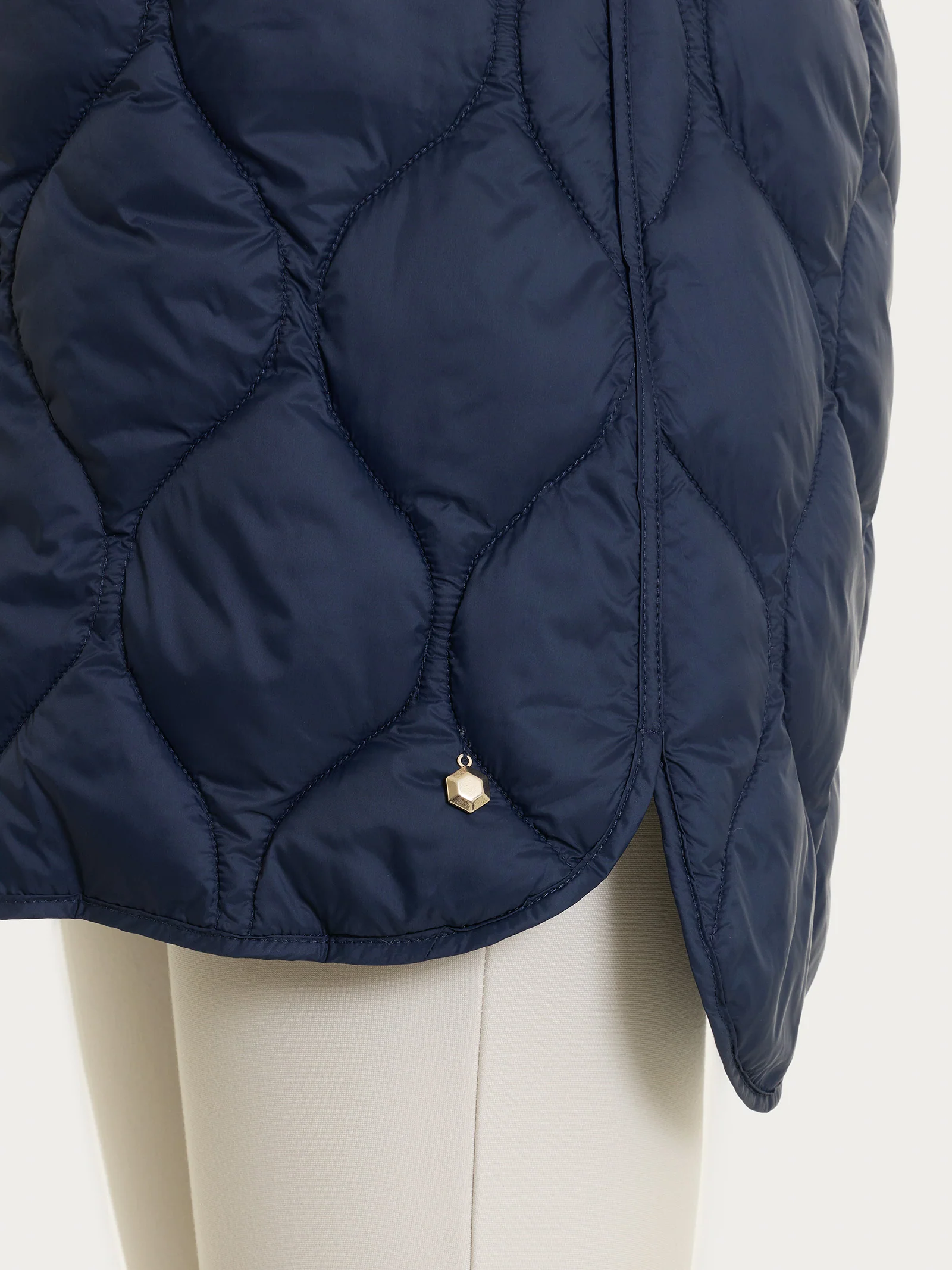 Piumino smanicato con cappuccio Onion Quilt - Bleu - Image 4