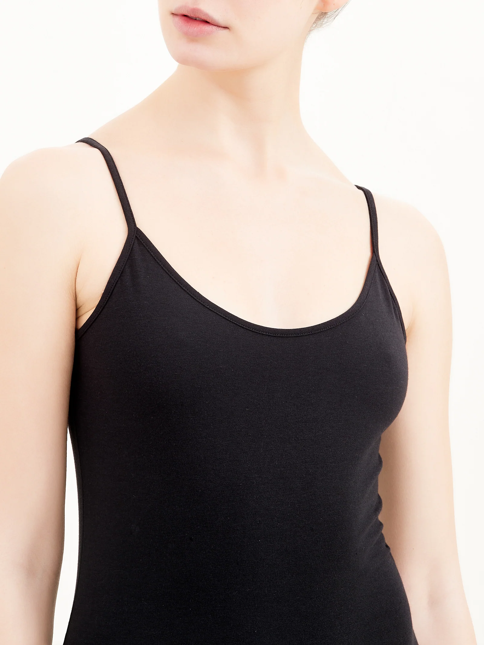 Pocket - Top in cotone elasticizzato - Nero Bipack - Image 4