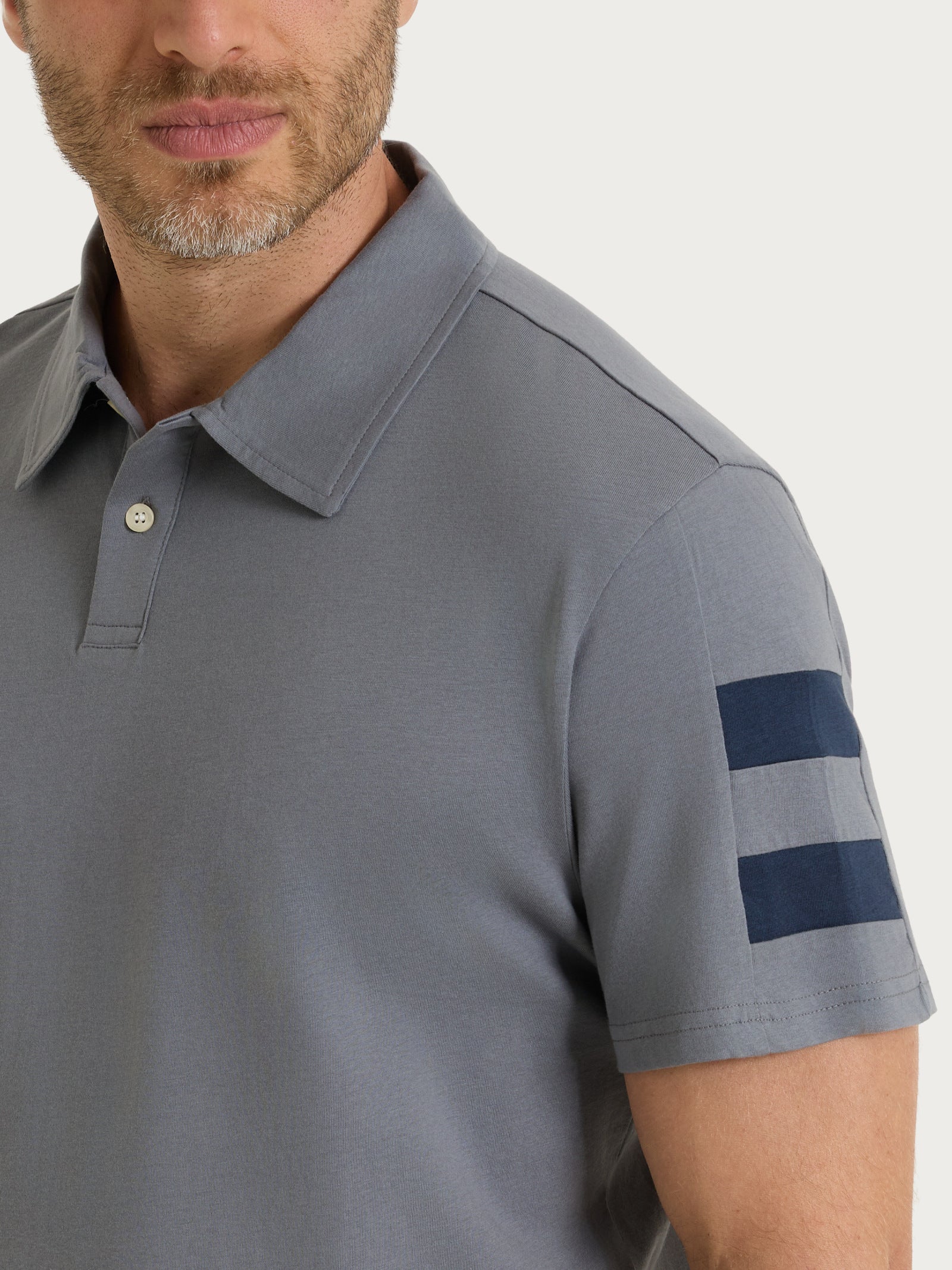 Polo con taschino in Jersey di Cotone - Fant. Poppy Seed - Image 3