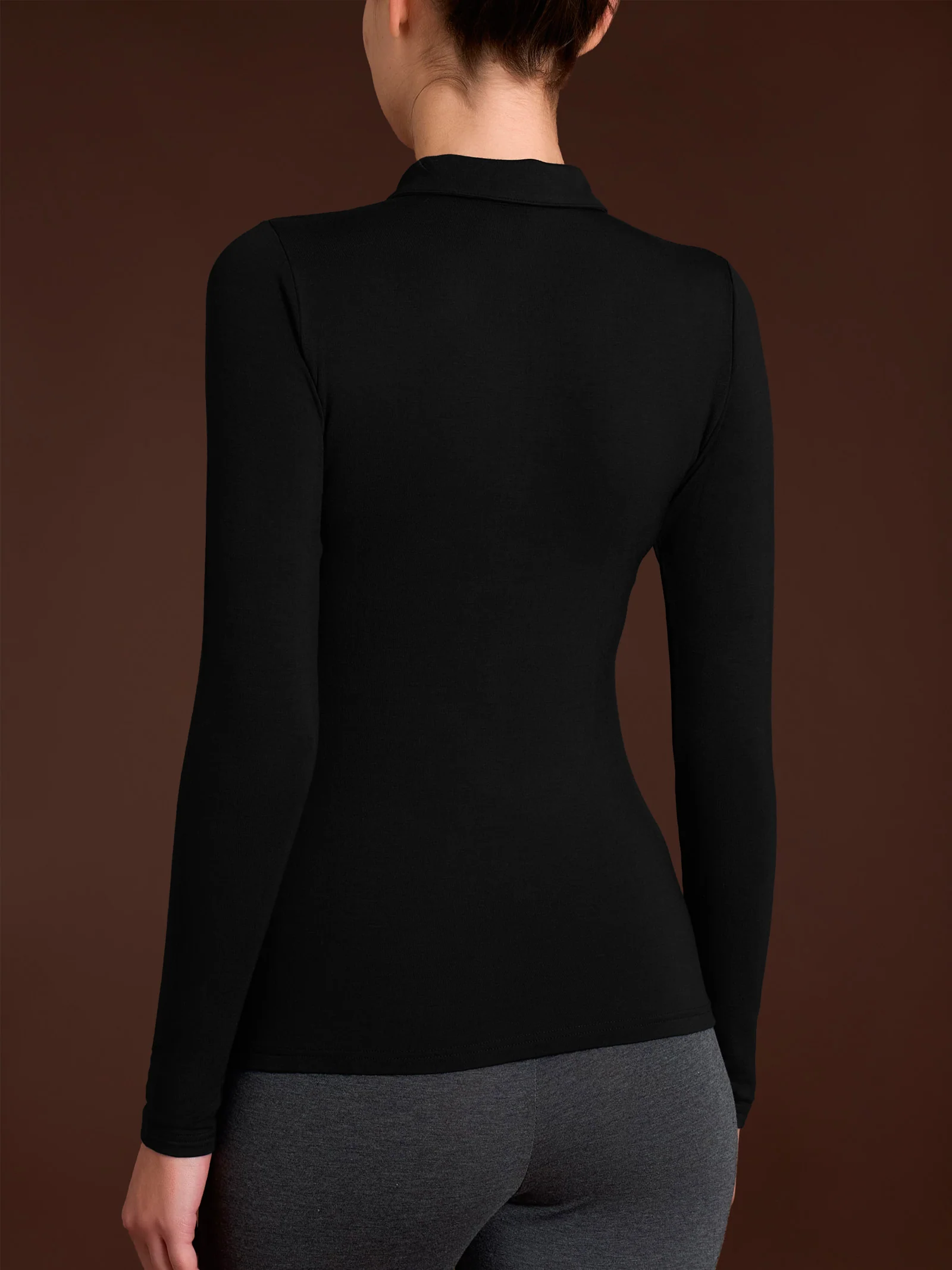 Polo in Eco Viscosa - Irish Cream - Image 3