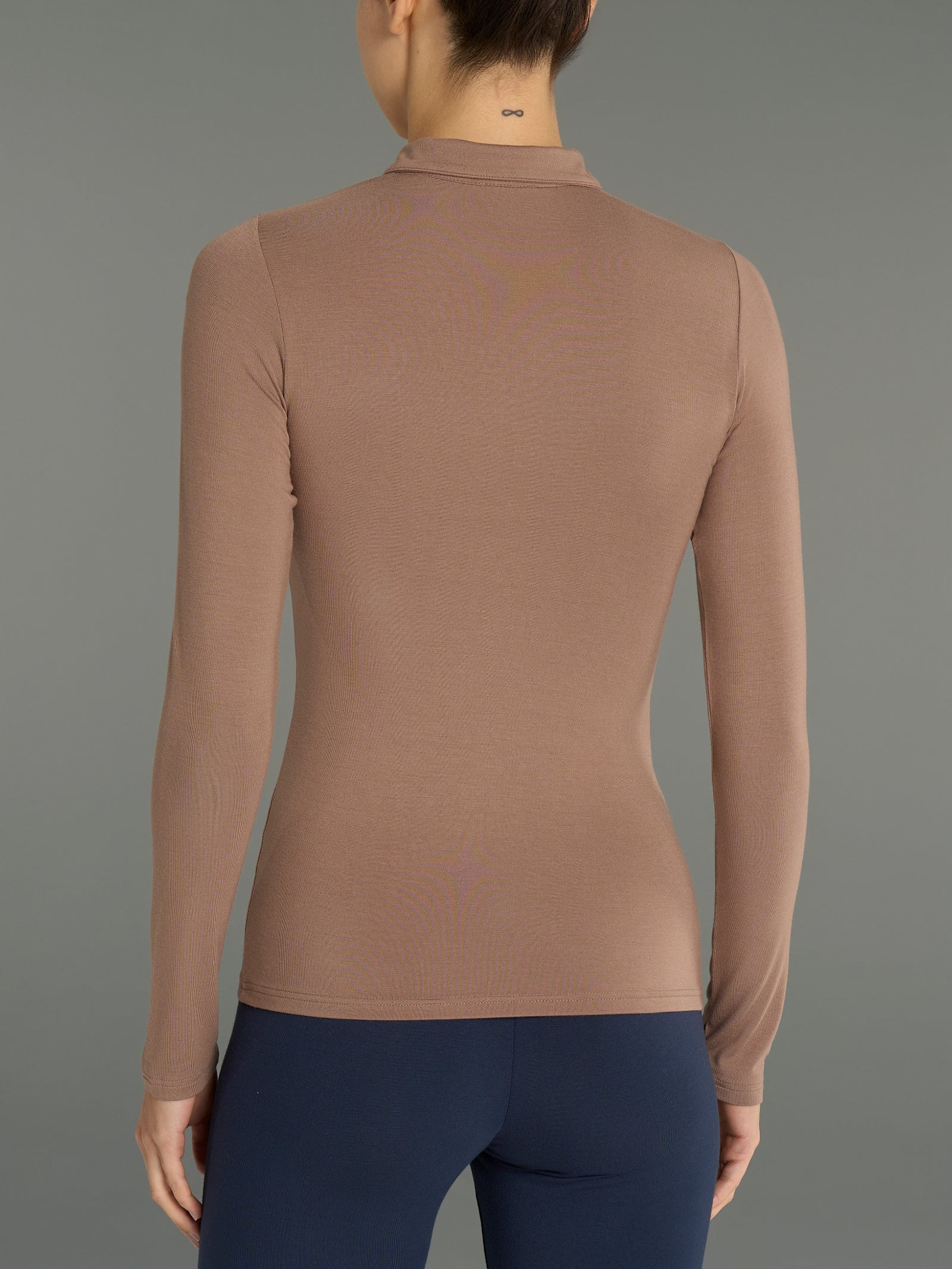 Polo in Eco Viscosa - Pine Bark - Image 2