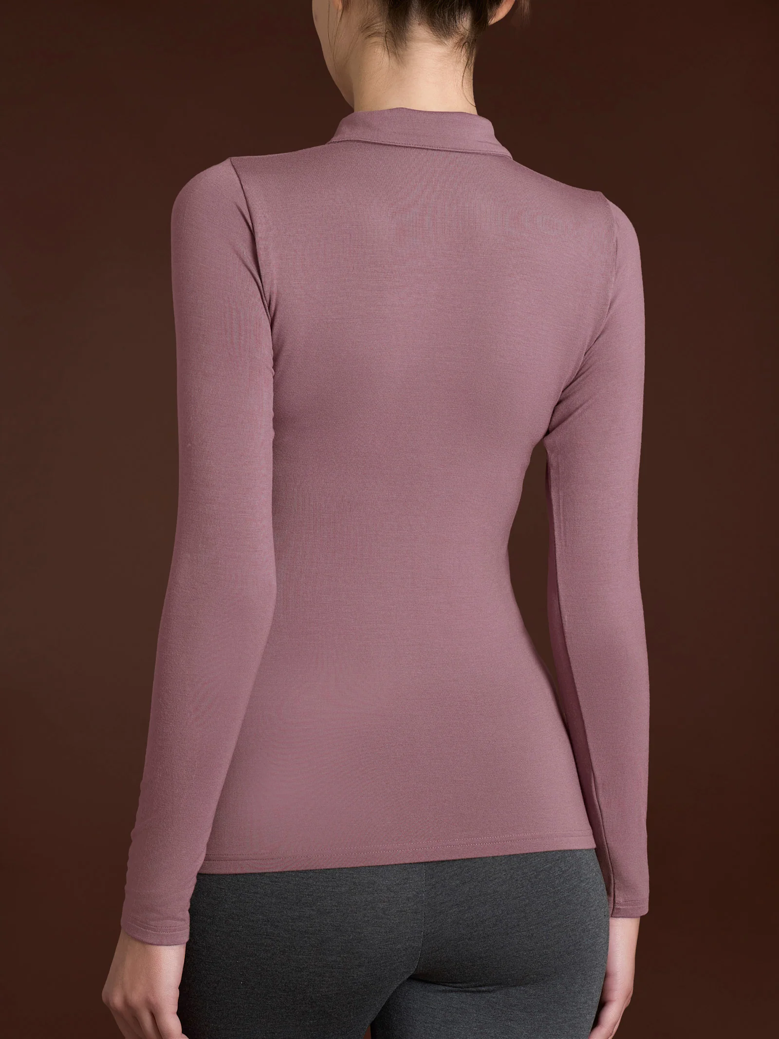 Polo in Eco Viscosa - Lilas - Image 2