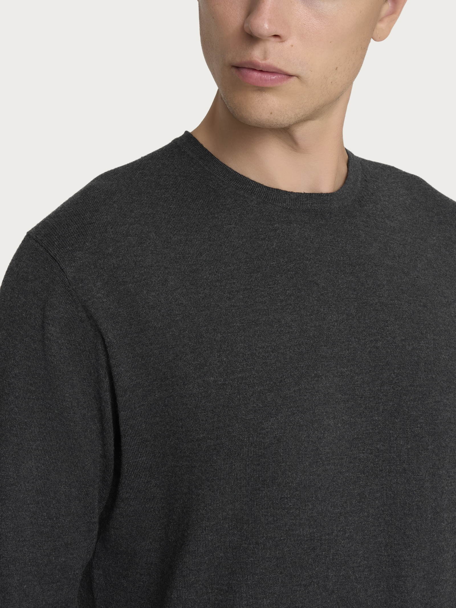 Pull girocollo Four Seasons - Antracite Mel. - Image 3